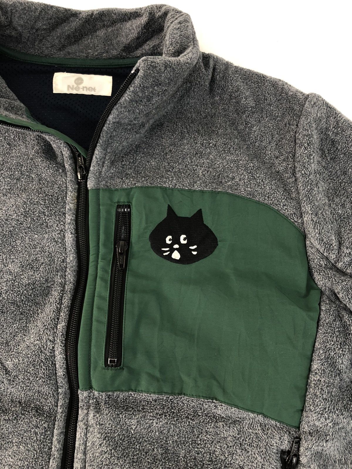 Issey Miyake × Ne-Net Ne-net Issey Miyake Fleece Polartec Cat Japanese Brand Size US M / EU 48-50 / 2 - 9 Thumbnail