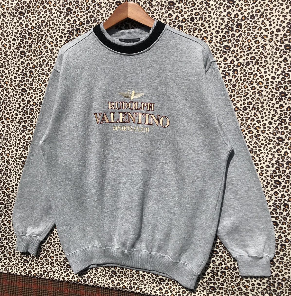 Valentino Vintage Rudolph Valentino Sports Club Sweatshirt Valentino. Size US L / EU 52-54 / 3 - 3 Thumbnail