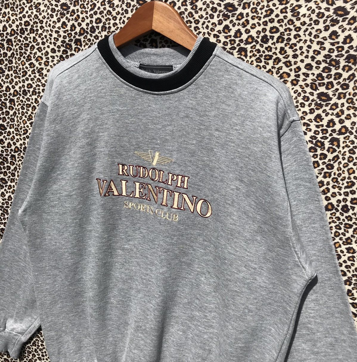Valentino Vintage Rudolph Valentino Sports Club Sweatshirt Valentino. Size US L / EU 52-54 / 3 - 4 Thumbnail