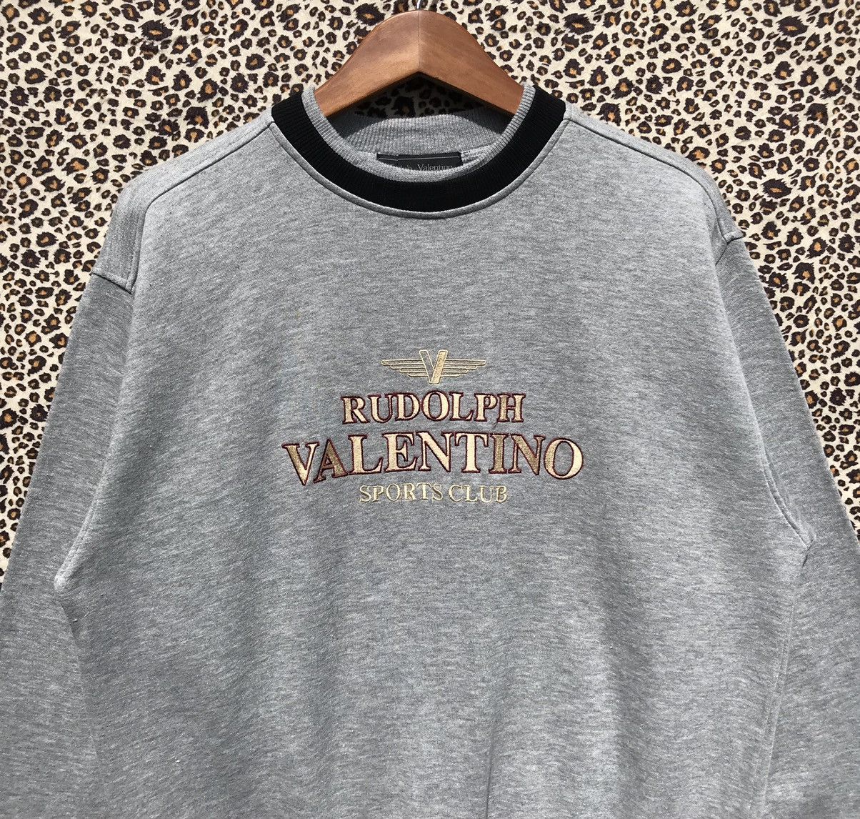 Valentino Vintage Rudolph Valentino Sports Club Sweatshirt Valentino. Size US L / EU 52-54 / 3 - 5 Thumbnail