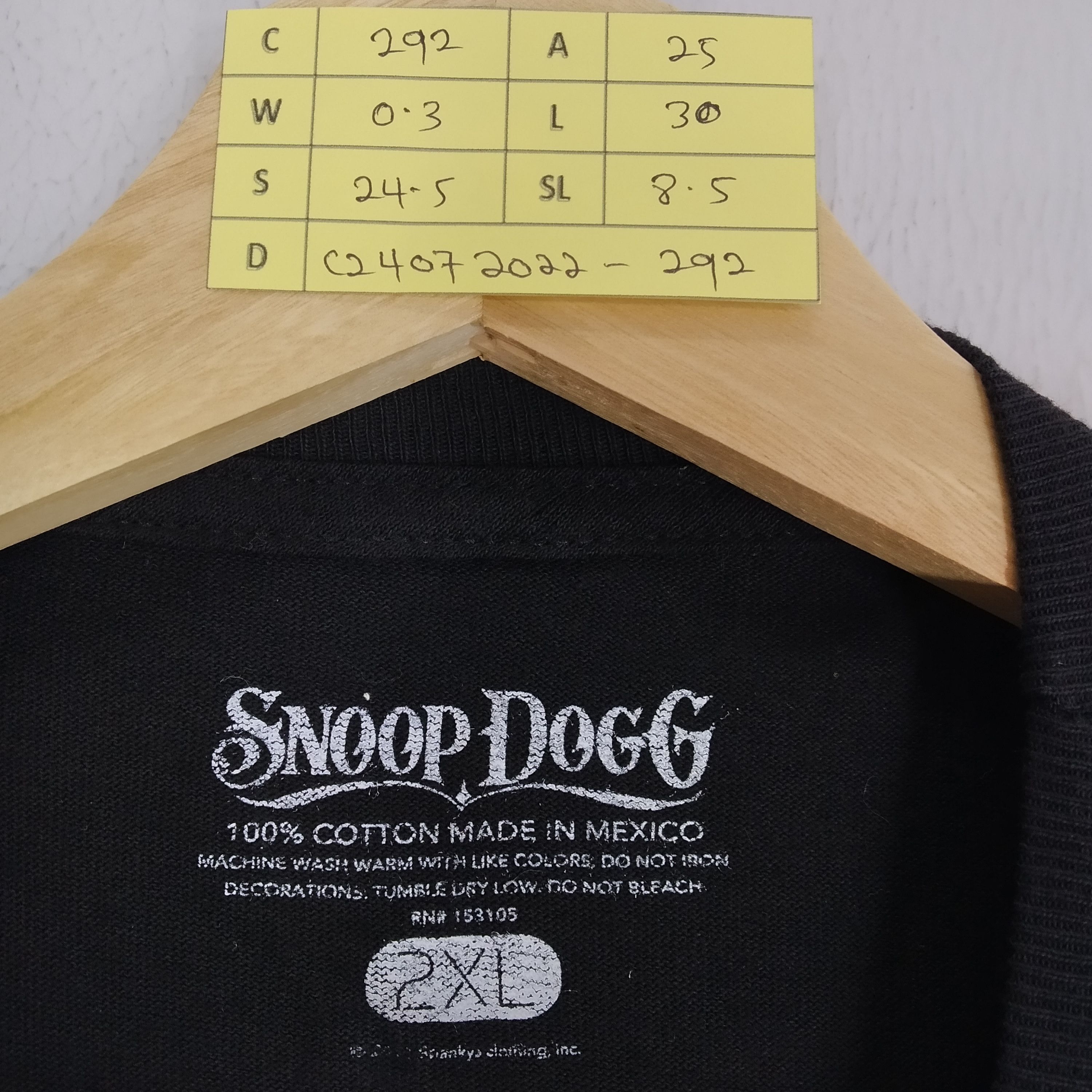 Rap Tees Rare!! Snoop Dogg Doggy Style Raptees Promo Size US XXL / EU 58 / 5 - 5 Thumbnail