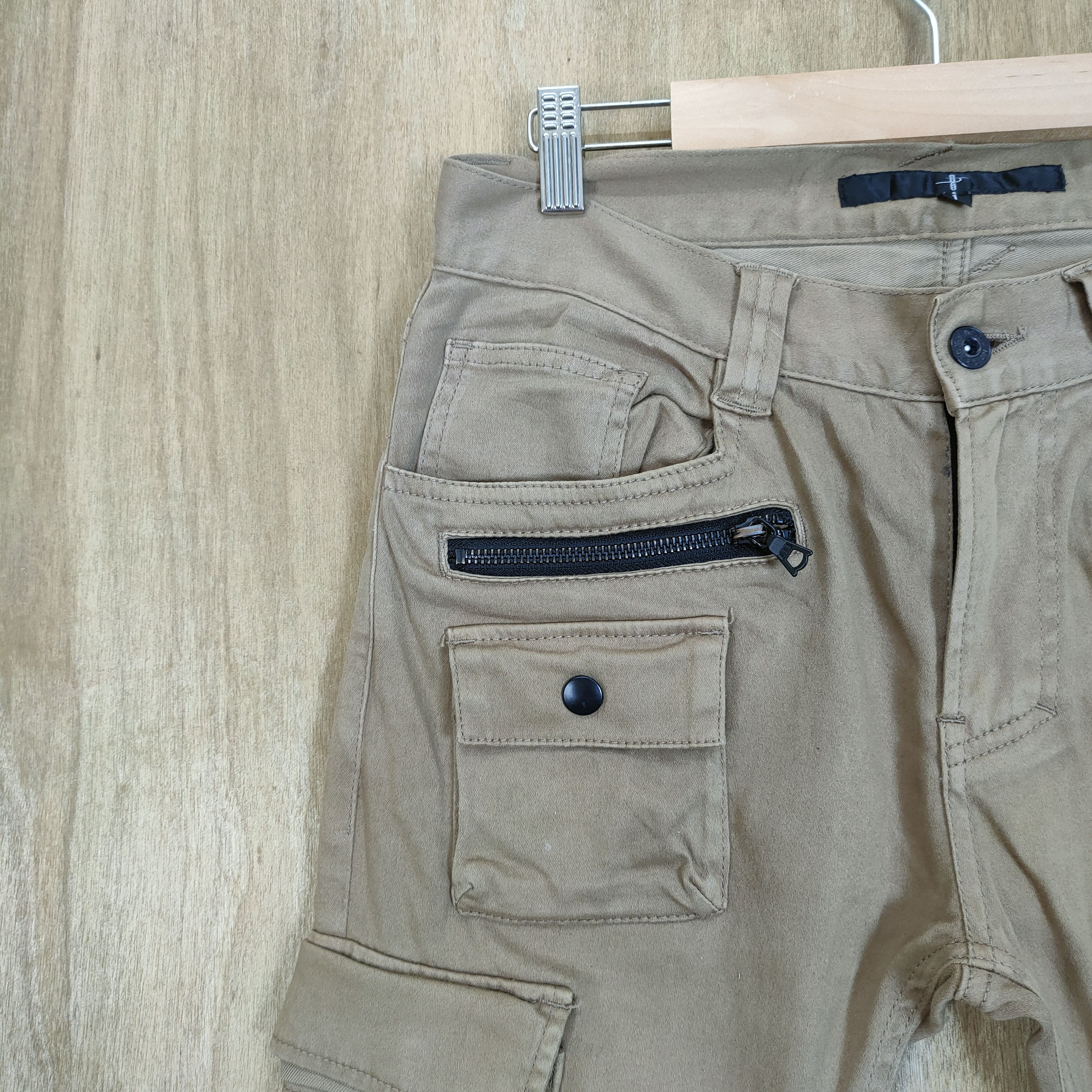 NO ID NO ID FLARE CARGO PANTS MULTIPOCKET TACTICAL Size US 30 / EU 46 - 6 Thumbnail