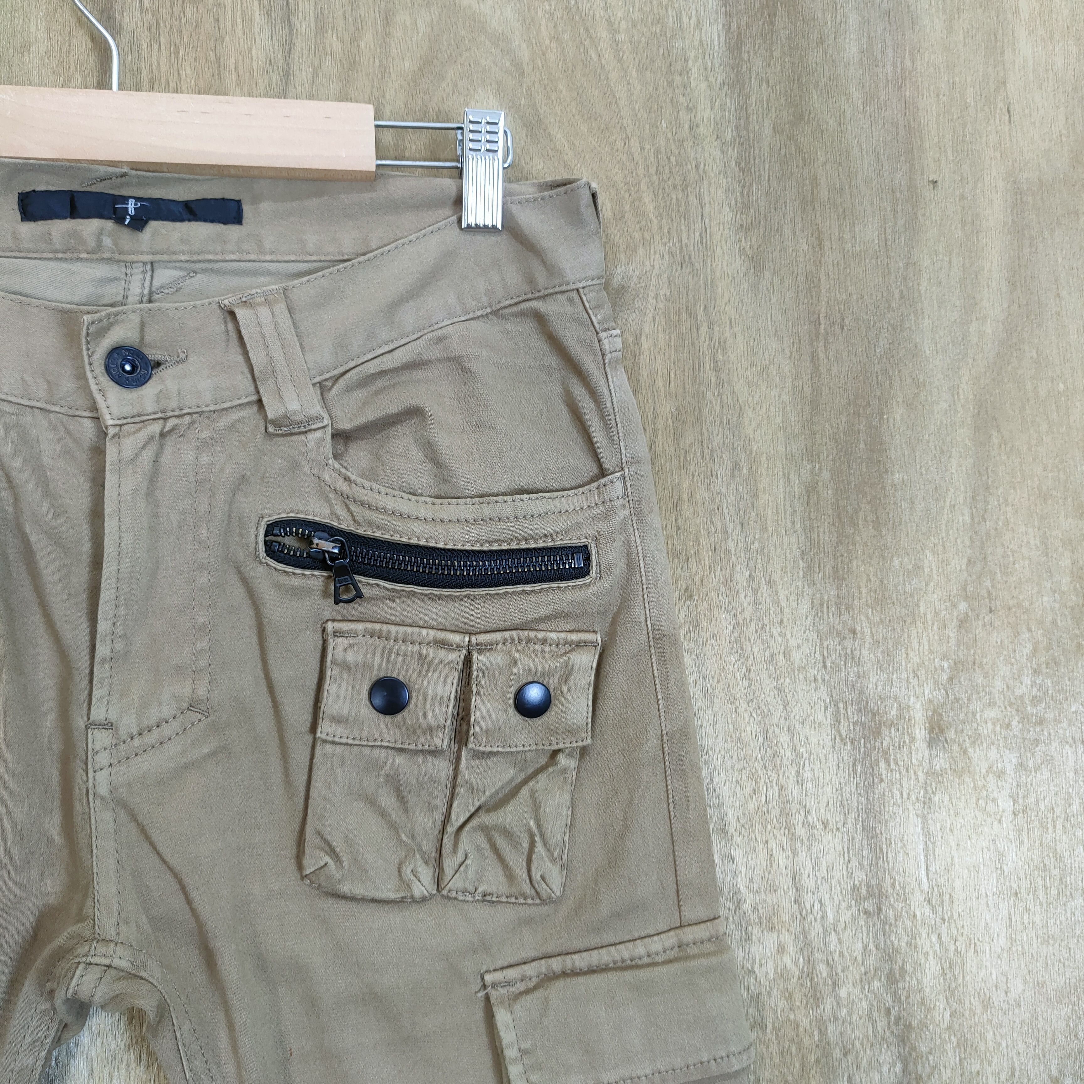 NO ID NO ID FLARE CARGO PANTS MULTIPOCKET TACTICAL Size US 30 / EU 46 - 5 Thumbnail