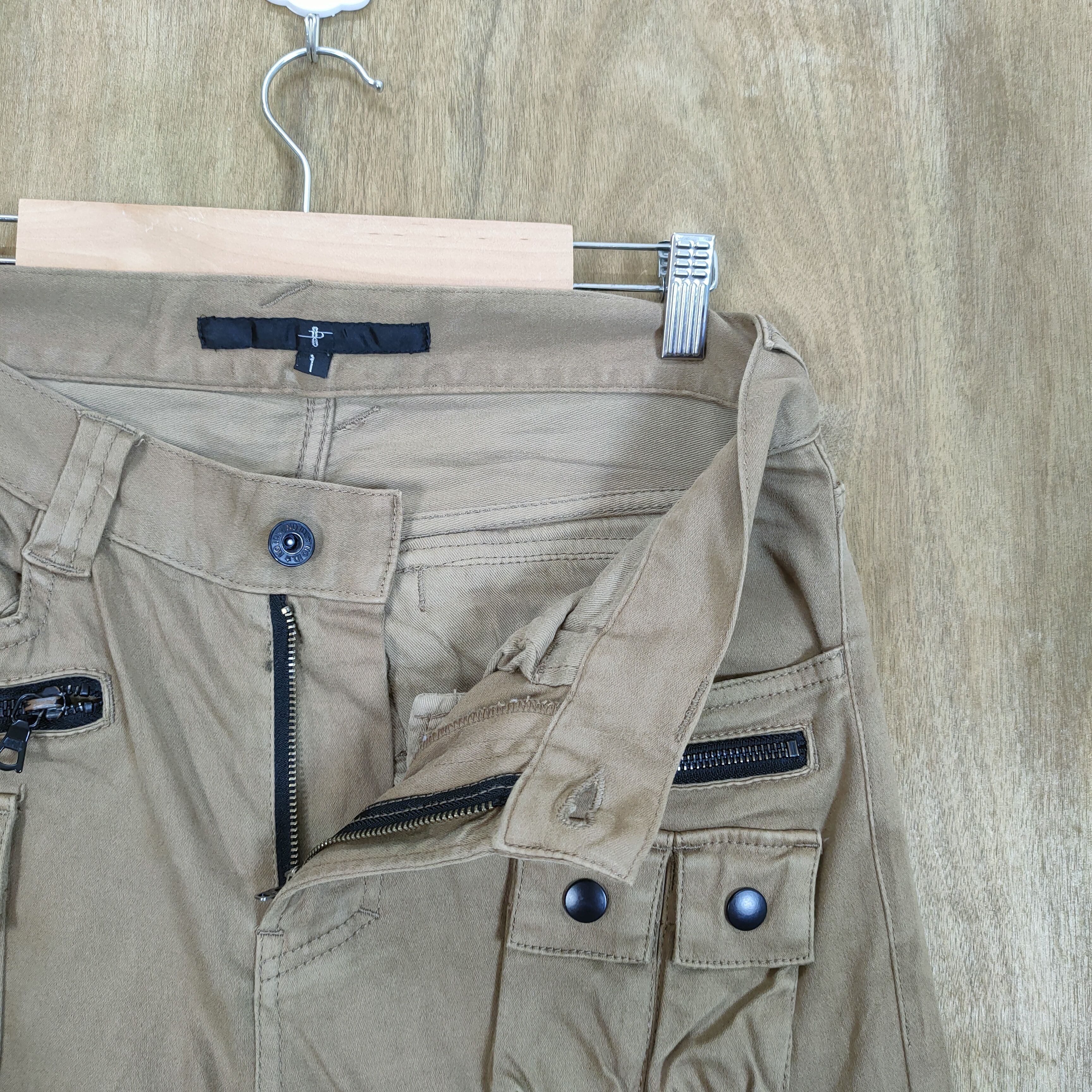 NO ID NO ID FLARE CARGO PANTS MULTIPOCKET TACTICAL Size US 30 / EU 46 - 11 Thumbnail