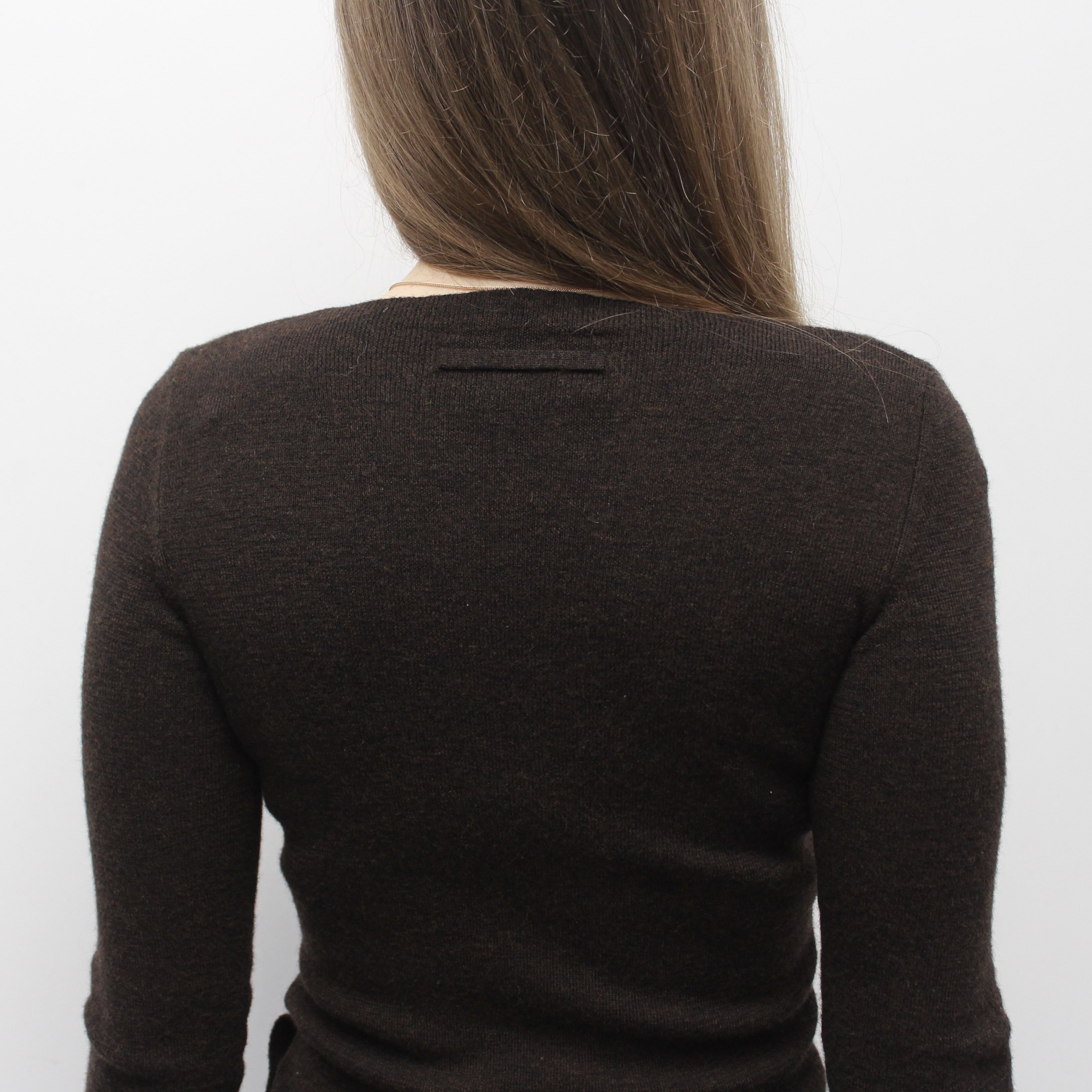 Jean Paul Gaultier × Vintage Women's Jean Paul Gaultier 1990s Wool Lace Sweater Pullover Size S / US 4 / IT 40 - 9 Thumbnail