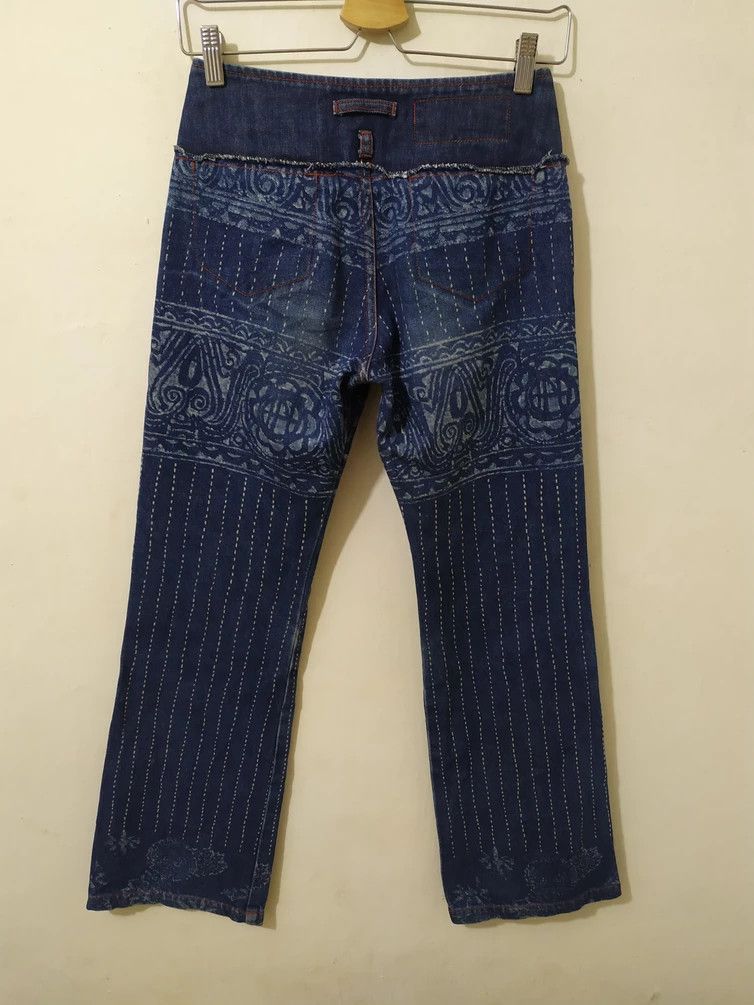 Jean Paul Gaultier 🔥ARCHIVE!!! JPG JEANS NICE DESIGN EGYPT GRAPHIC LOGO PANTS Size US 28 / EU 44 - 6 Thumbnail