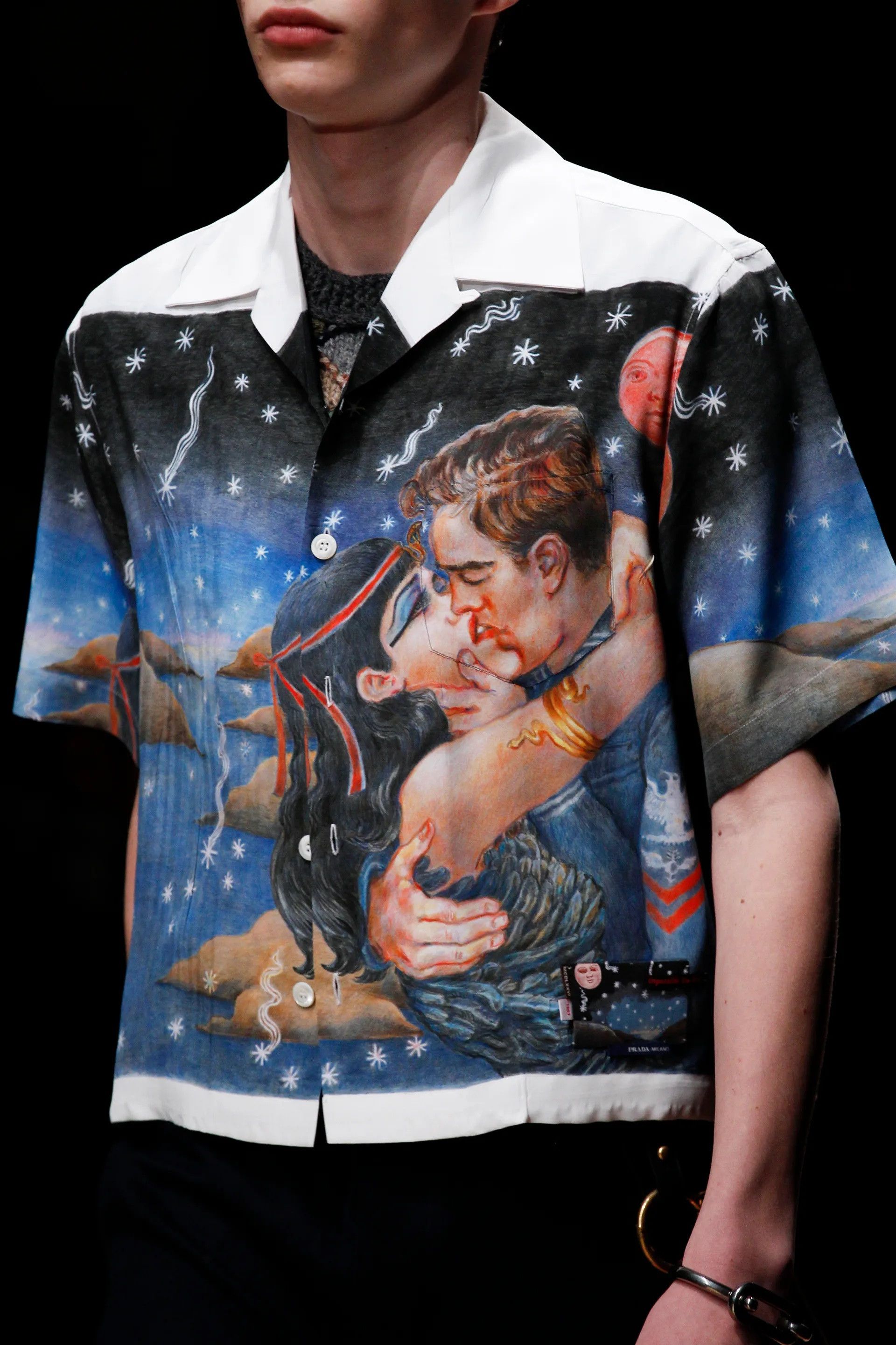 Prada Prada - CC - F/W 16 - "Impossible True Love" Shirt Size US L / EU 52-54 / 3 - 2 Thumbnail
