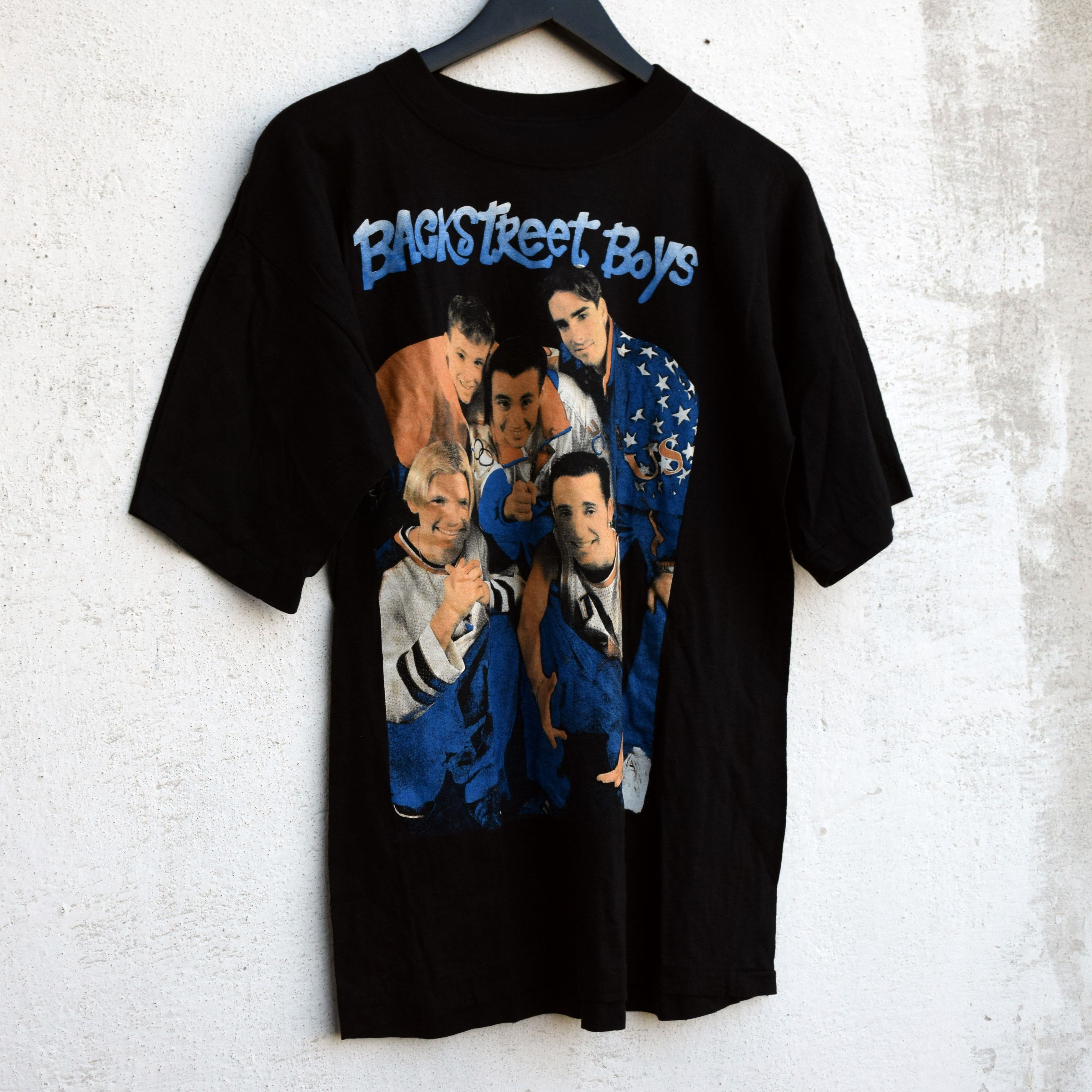 Band Tees × Vintage 90s Boot Backstreet Boys T-shirt M Size US M / EU 48-50 / 2 - 4 Thumbnail