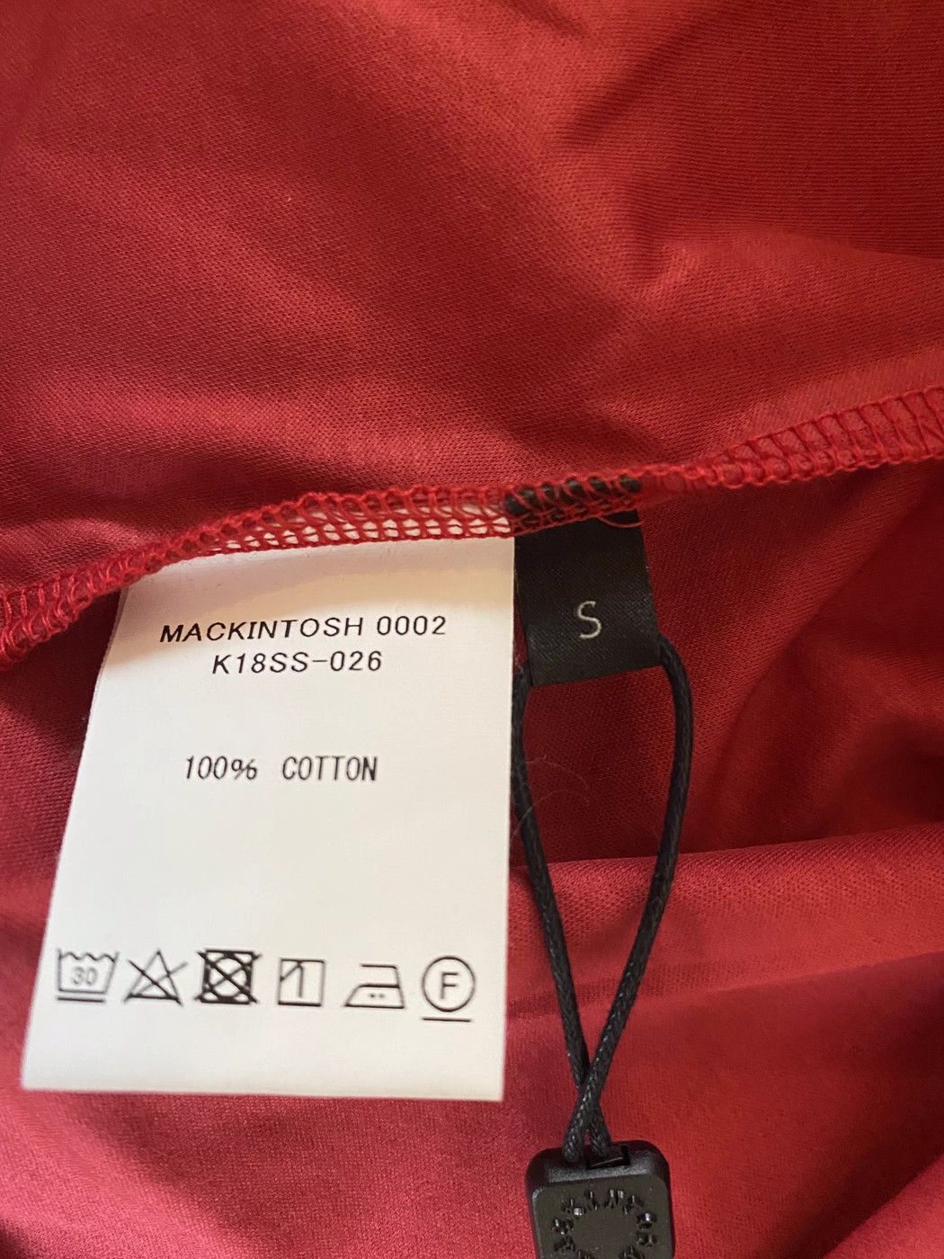 Kiko Kostadinov ⚡️QUICK SALE⚡️Mackintosh by Kiko Red V-Neck T-Shirt Size US S / EU 44-46 / 1 - 5 Thumbnail