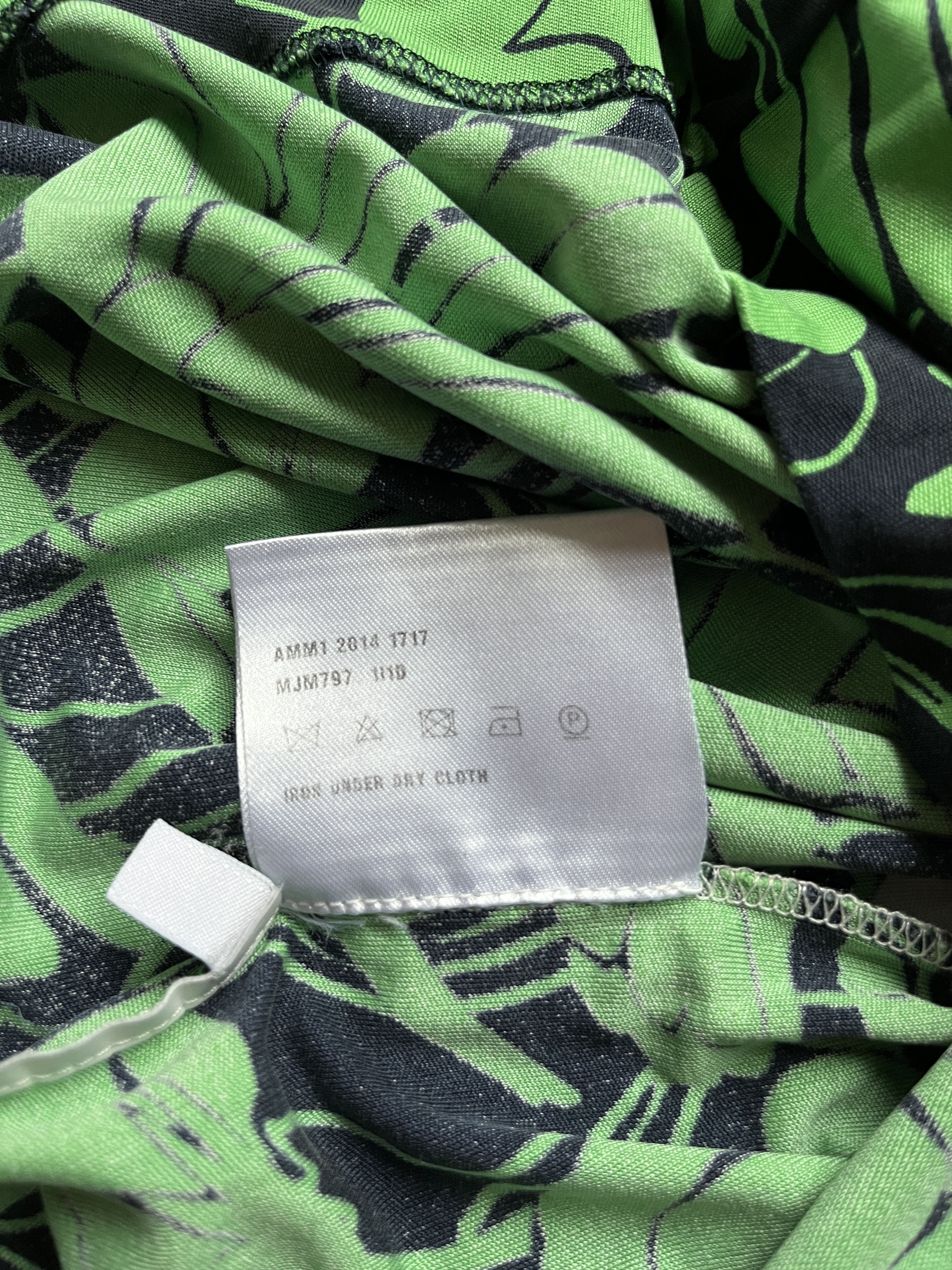 Miu Miu ⚡️QUICK SALE⚡️2014 Miu Miu Green/White/Black Patterned Top Size XS / US 0-2 / IT 36-38 - 4 Thumbnail