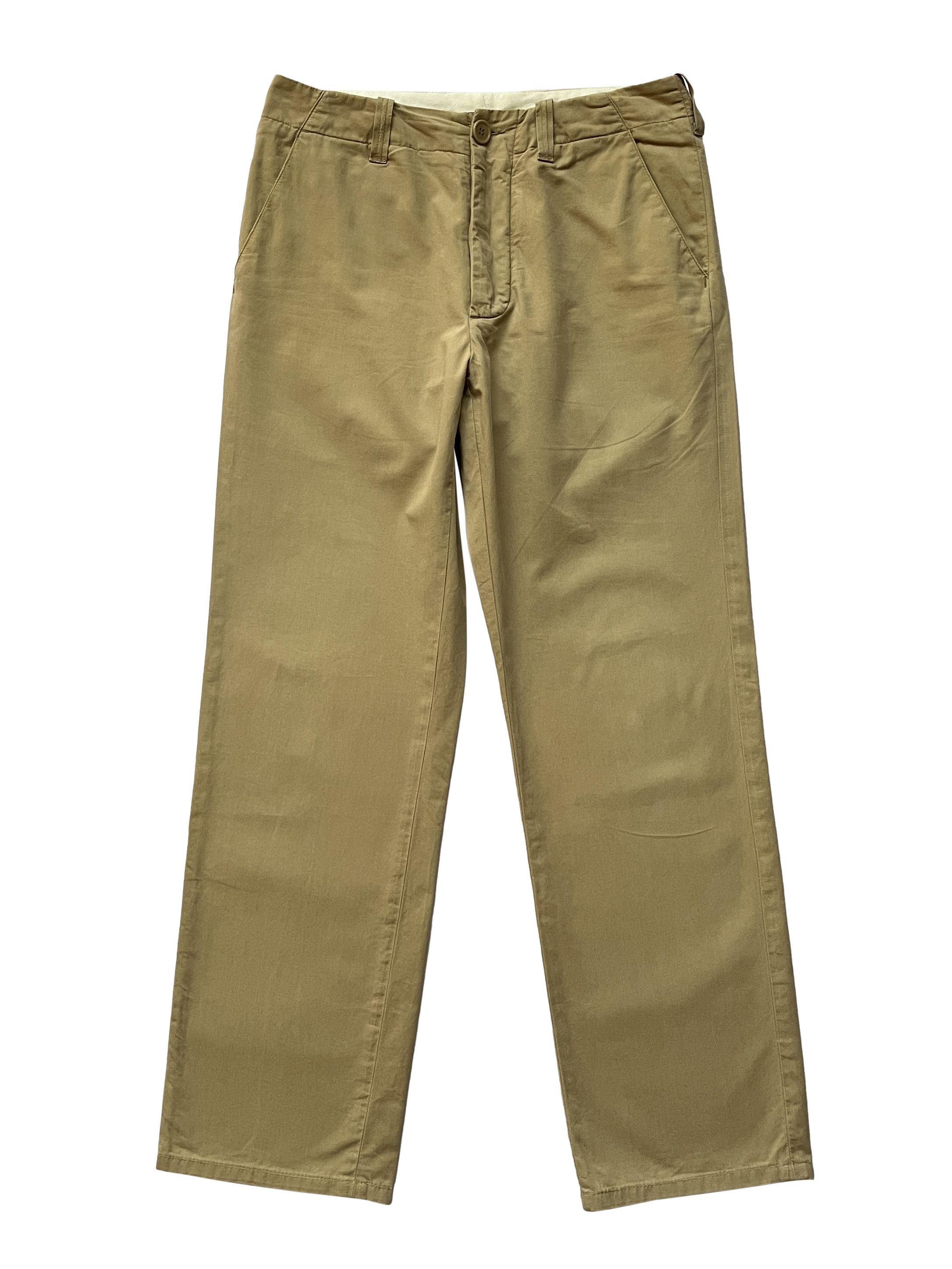 Helmut Lang ⚡️QUICK SALE⚡️1998 Helmut Lang Beige Chinos Pants Trousers Size US 29 - 1 Thumbnail