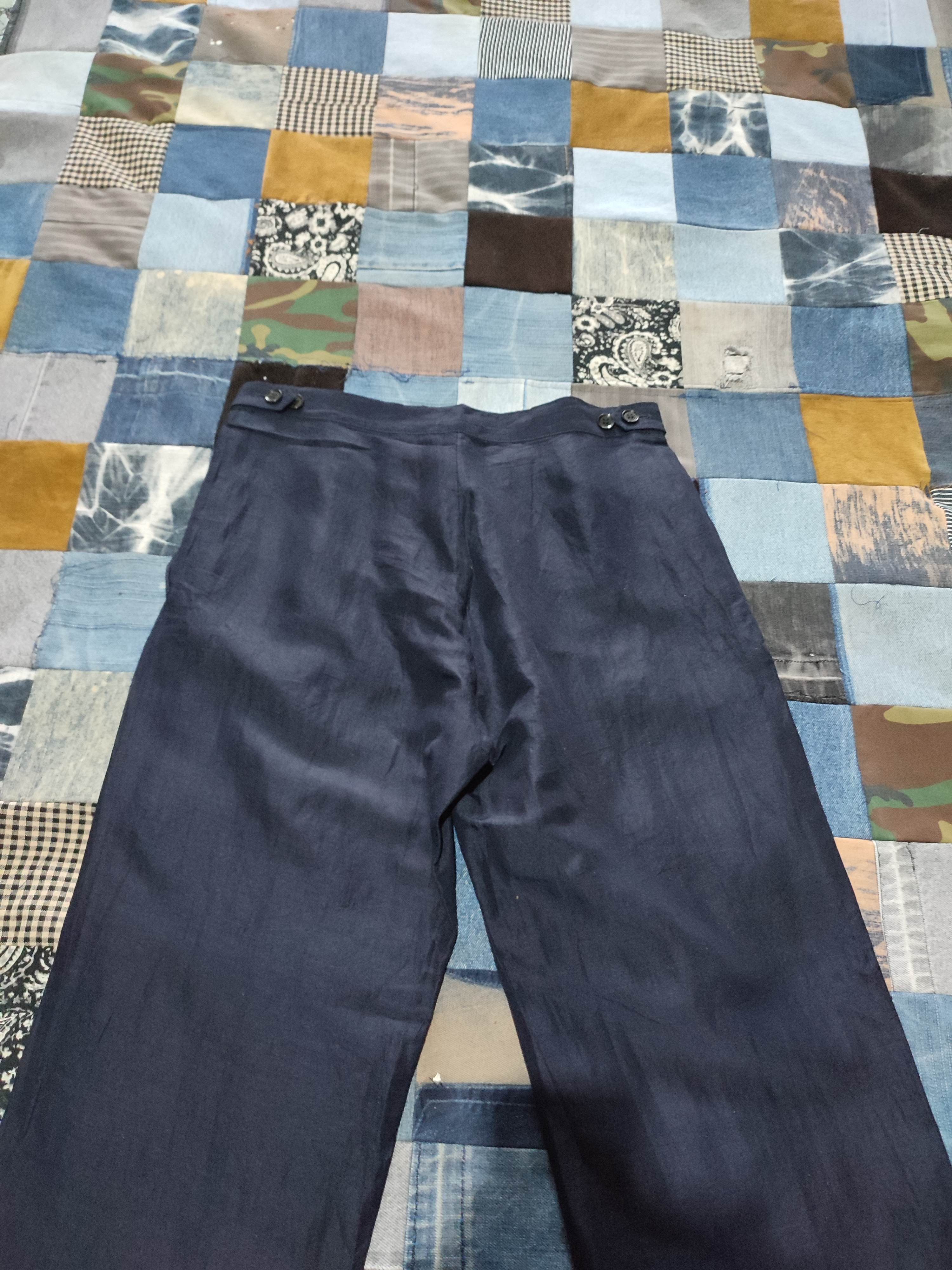 Yohji Yamamoto 🔥Yohji Yamamoto + Noir Rayon & Ramie Material Pants Size 30" / US 8 / IT 44 - 7 Thumbnail