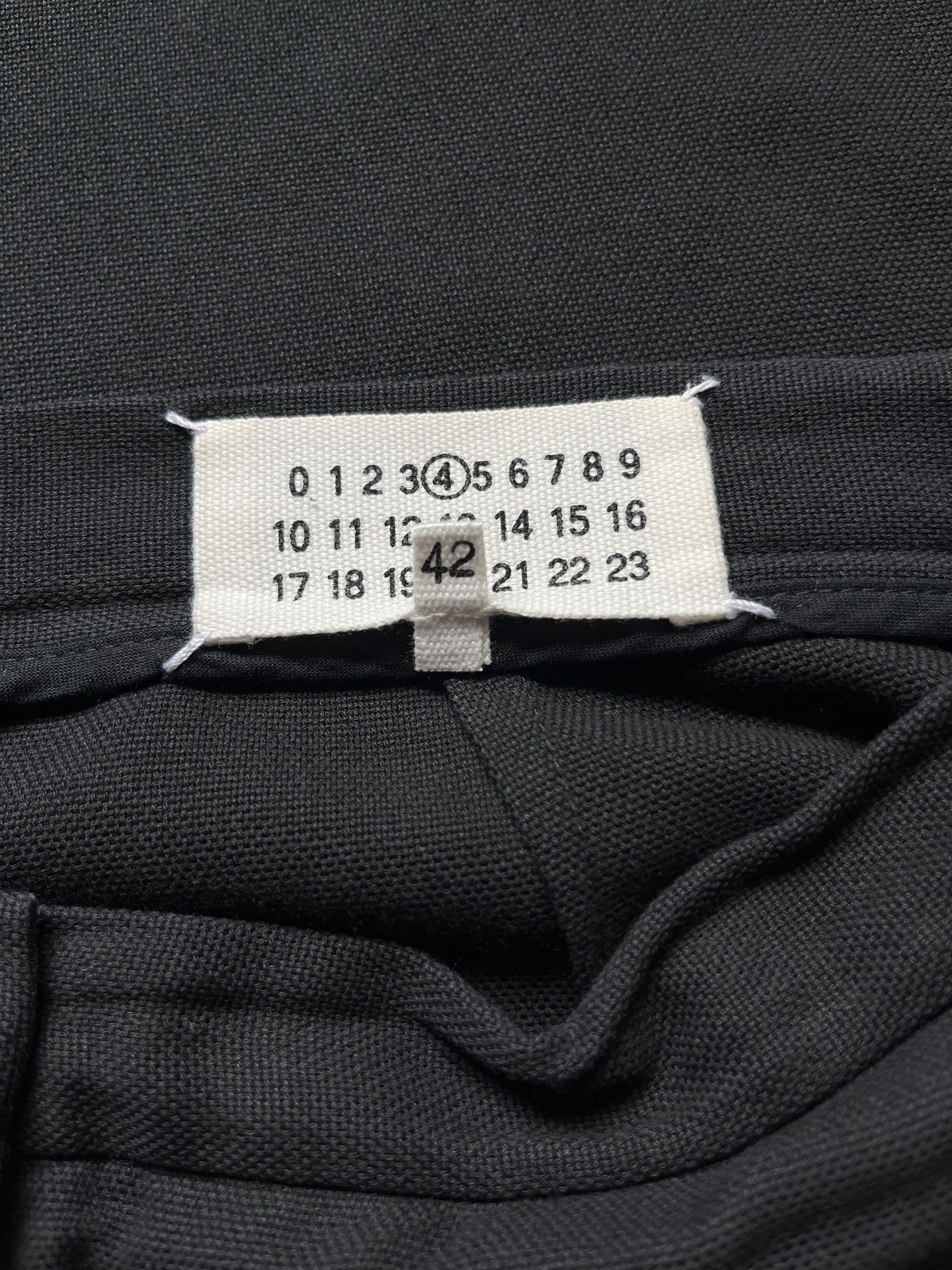 Maison Margiela ⚡️QUICK SALE⚡️2015 Maison Margiela Black Pants Trousers Size 28" / US 6 / IT 42 - 4 Thumbnail