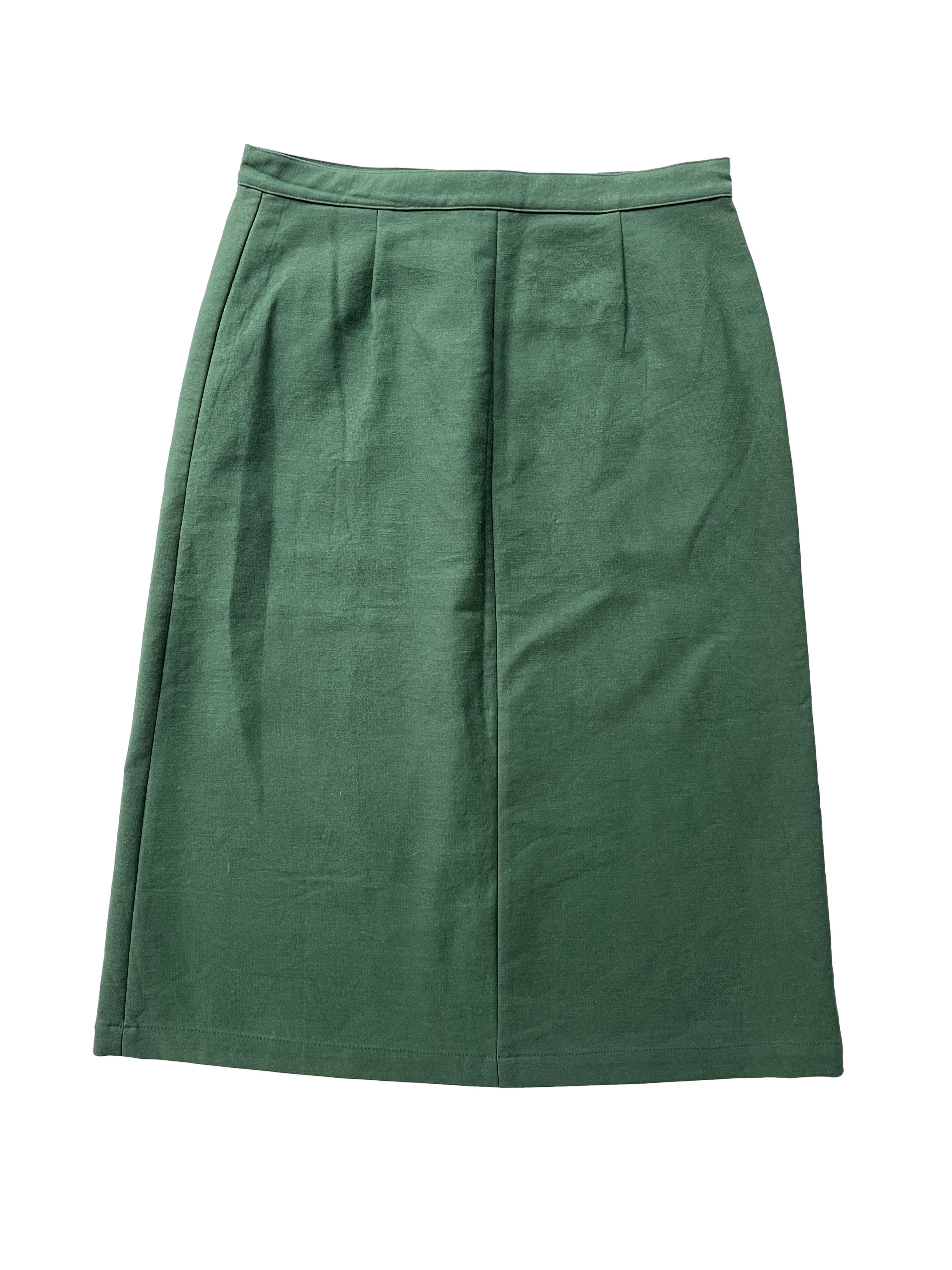 Mandarina Duck ⚡️QUICK SALE⚡️2000s' Mandarina Duck Exowear Green Skirt Size 28" / US 6 / IT 42 - 1 Thumbnail