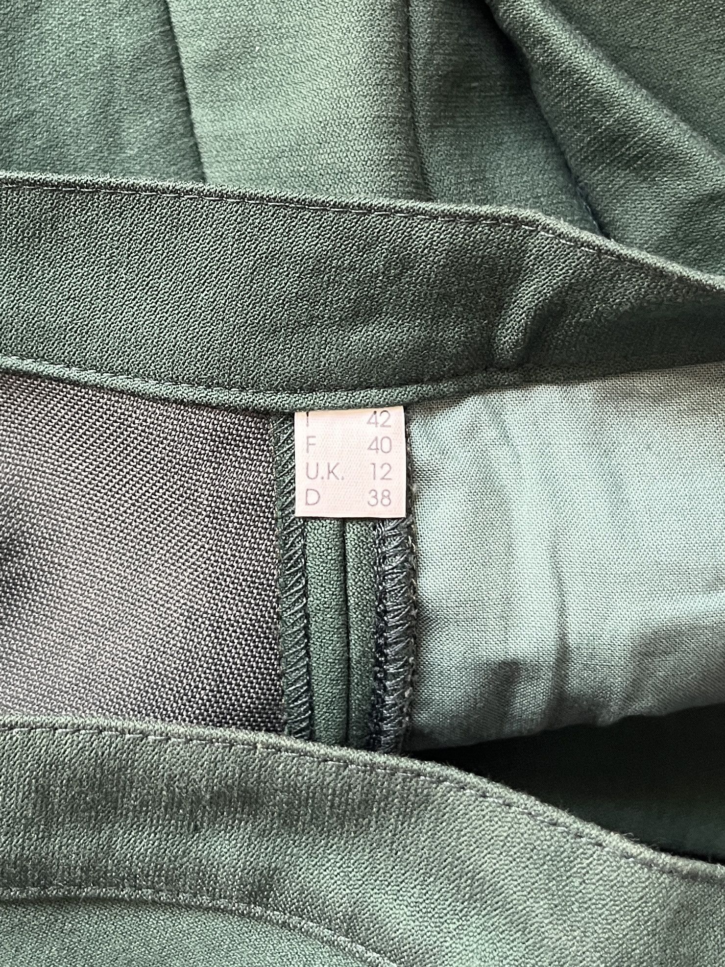Mandarina Duck ⚡️QUICK SALE⚡️2000s' Mandarina Duck Exowear Green Skirt Size 28" / US 6 / IT 42 - 5 Thumbnail