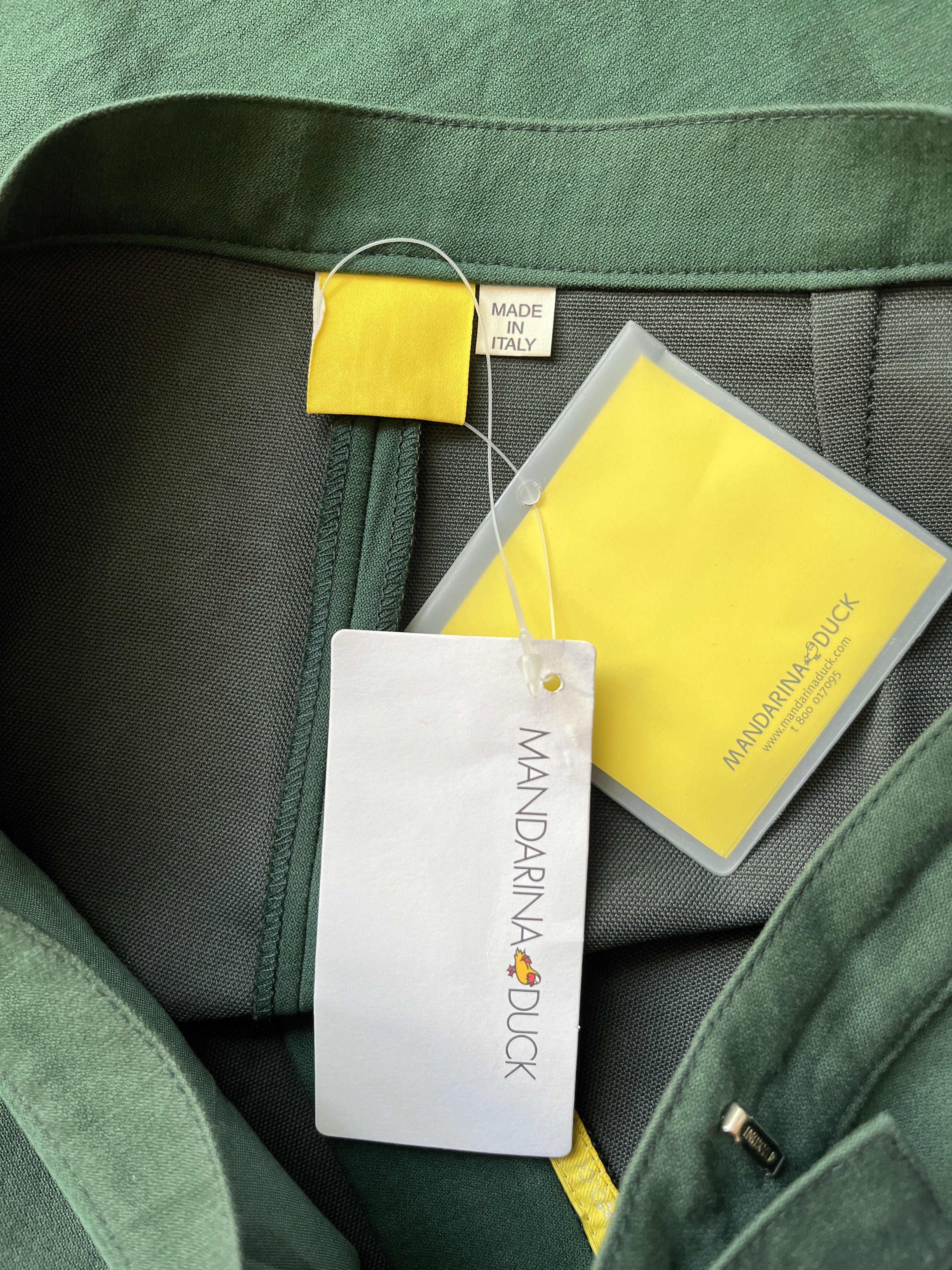 Mandarina Duck ⚡️QUICK SALE⚡️2000s' Mandarina Duck Exowear Green Skirt Size 28" / US 6 / IT 42 - 3 Thumbnail