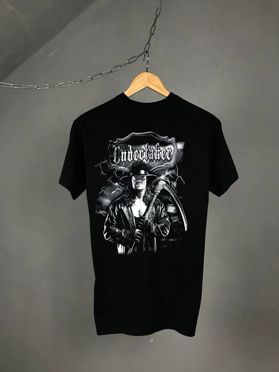 WWE Undertaker vintage WWE WWF wrestling overprinted tee Size US S / EU 44-46 / 1 - 2 Thumbnail