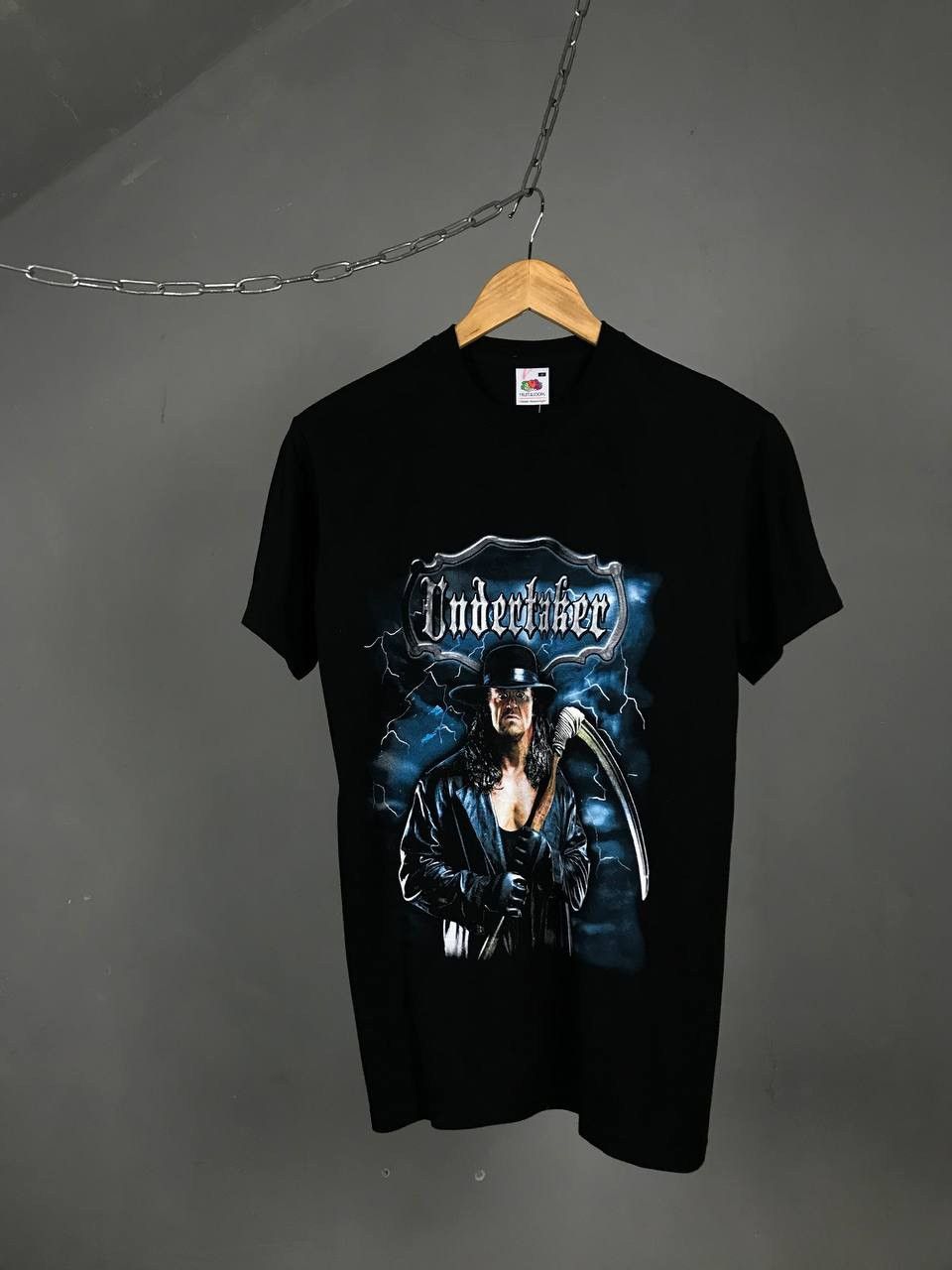 WWE Undertaker vintage WWE WWF wrestling overprinted tee Size US S / EU 44-46 / 1 - 1 Thumbnail