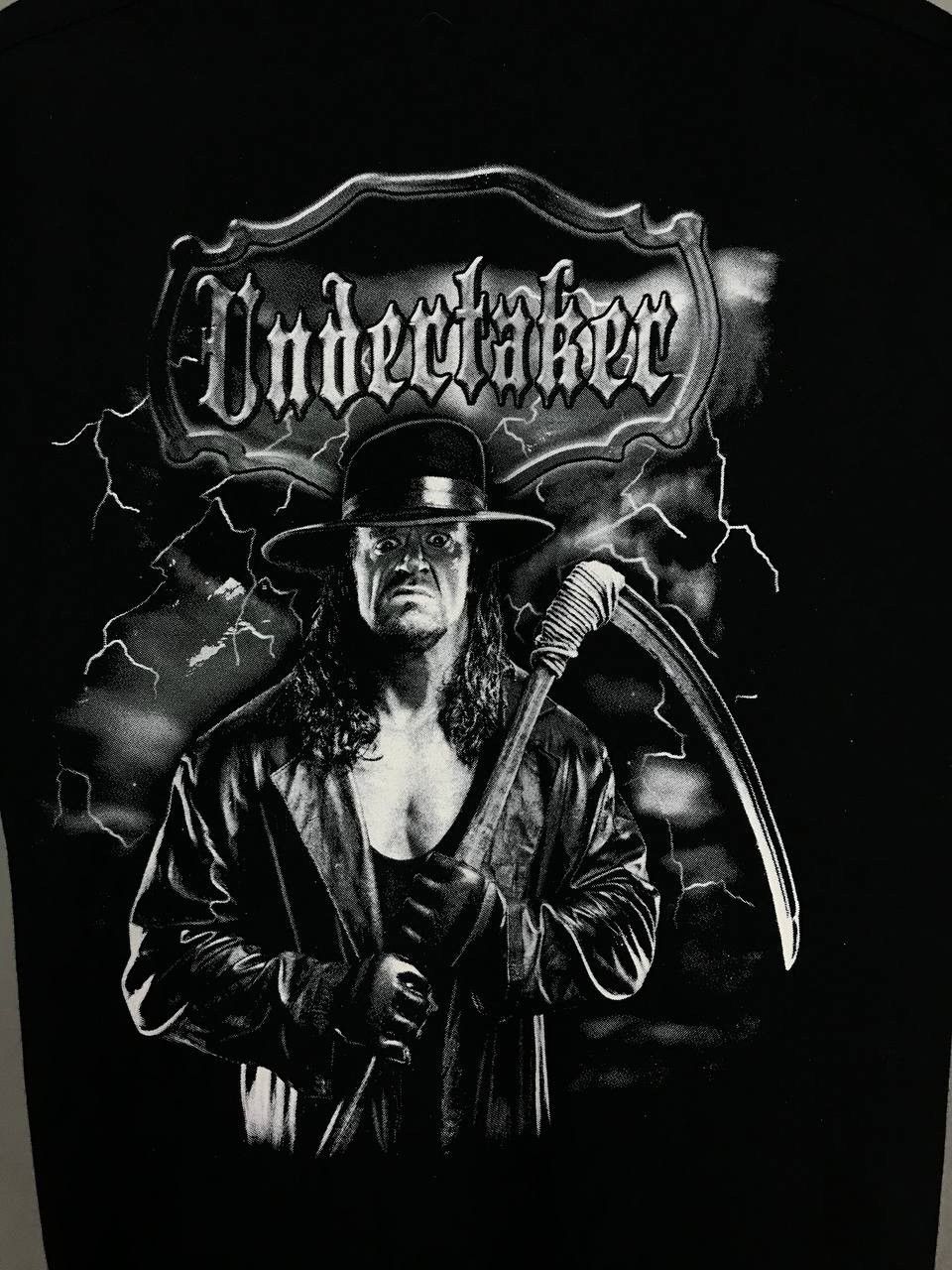 WWE Undertaker vintage WWE WWF wrestling overprinted tee Size US S / EU 44-46 / 1 - 7 Thumbnail