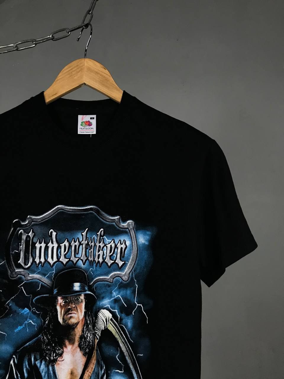 WWE Undertaker vintage WWE WWF wrestling overprinted tee Size US S / EU 44-46 / 1 - 3 Thumbnail