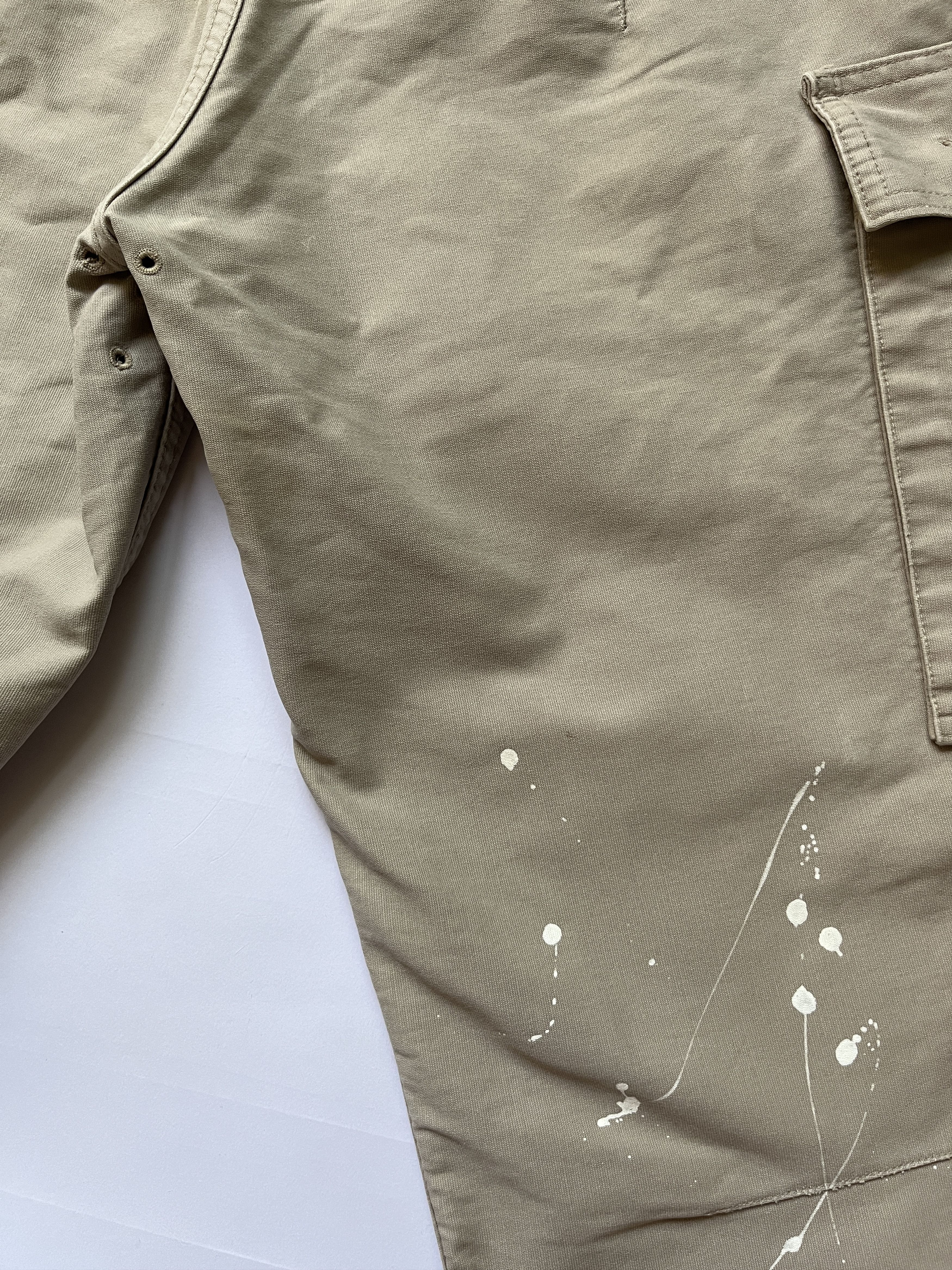 Undercover ⚡️QUICK SALE⚡️2000's Undercover Beige Paint Shorts Size US 31 - 6 Thumbnail
