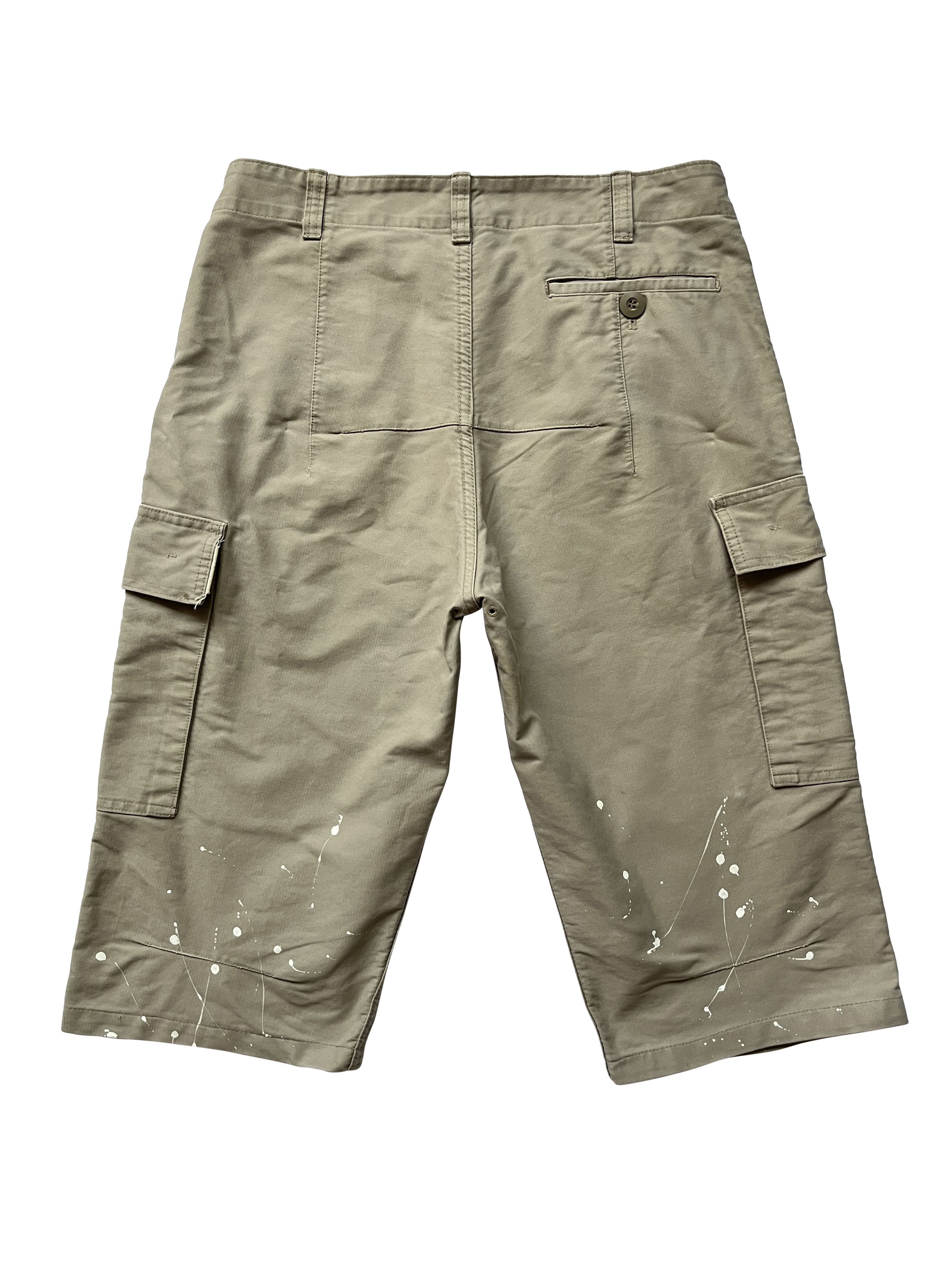 Undercover ⚡️QUICK SALE⚡️2000's Undercover Beige Paint Shorts Size US 31 - 2 Thumbnail