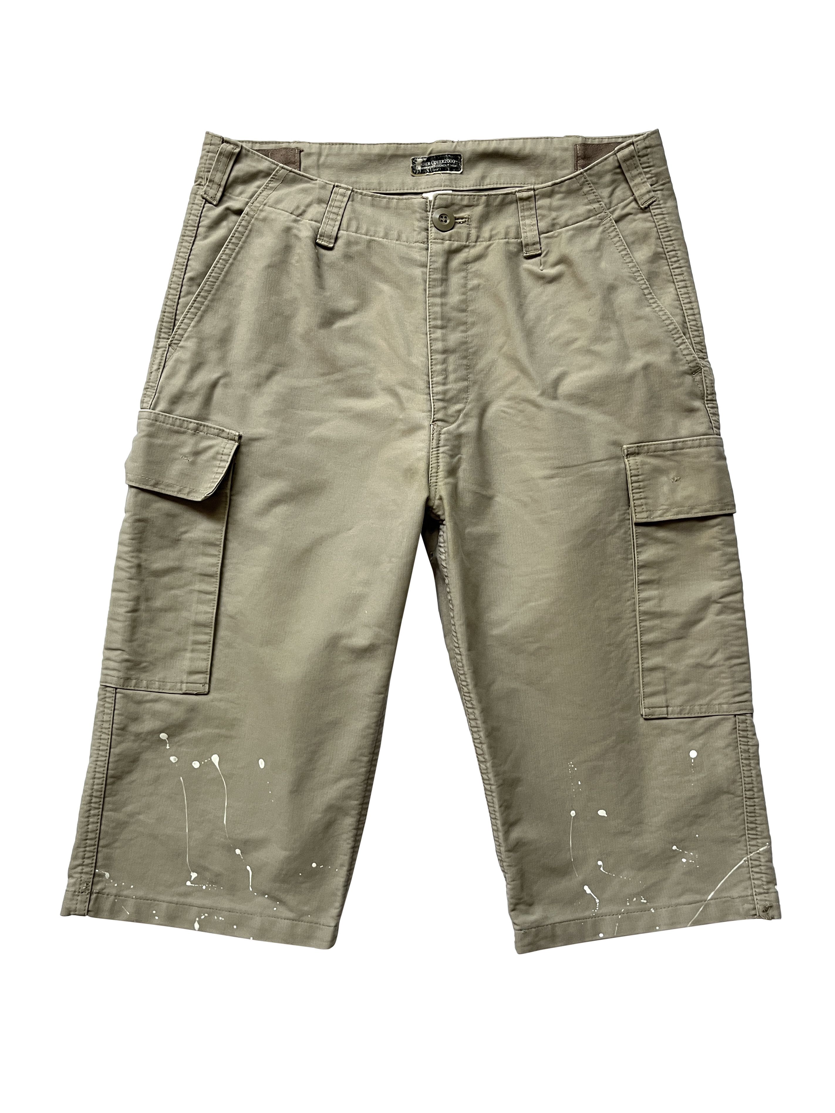 Undercover ⚡️QUICK SALE⚡️2000's Undercover Beige Paint Shorts Size US 31 - 1 Thumbnail