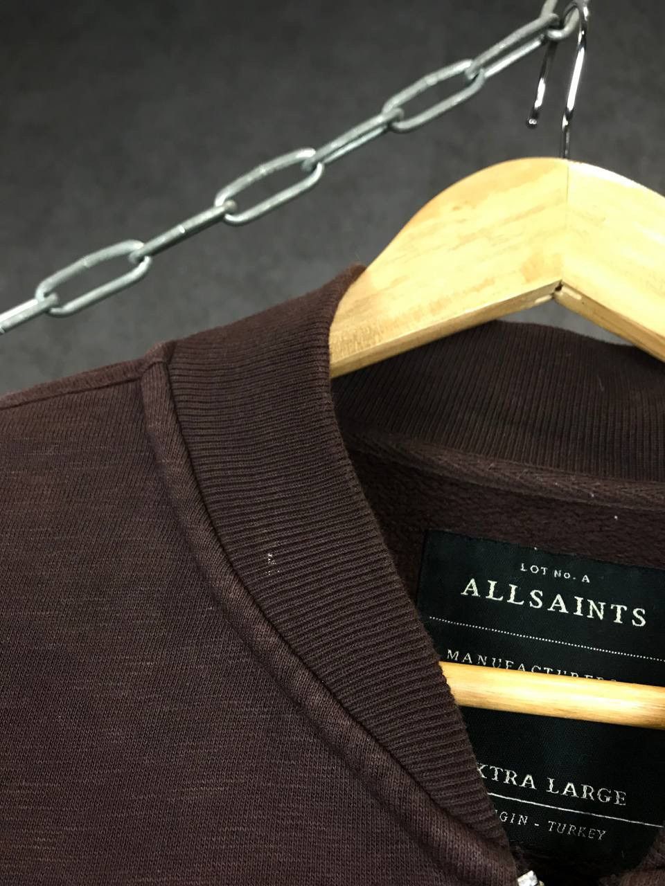 Allsaints Allsaints luxury streetwear zip sweatshirt Size US L / EU 52-54 / 3 - 7 Thumbnail
