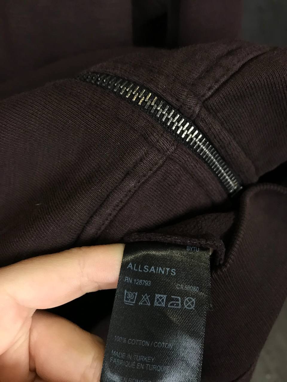 Allsaints Allsaints luxury streetwear zip sweatshirt Size US L / EU 52-54 / 3 - 4 Thumbnail