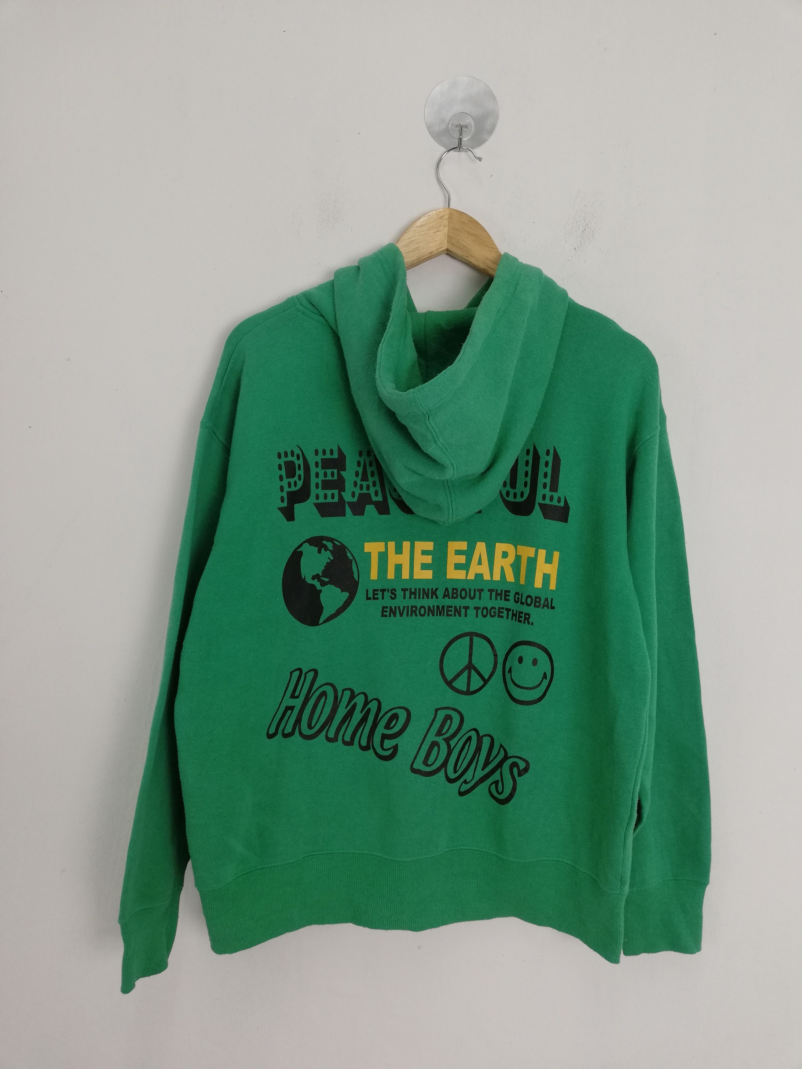 HOMME BOY CO. 💥 Vintage Home Boys Sweatshirts Hoodies Big Logo #0639💥 Size US M / EU 48-50 / 2 - 12 Thumbnail