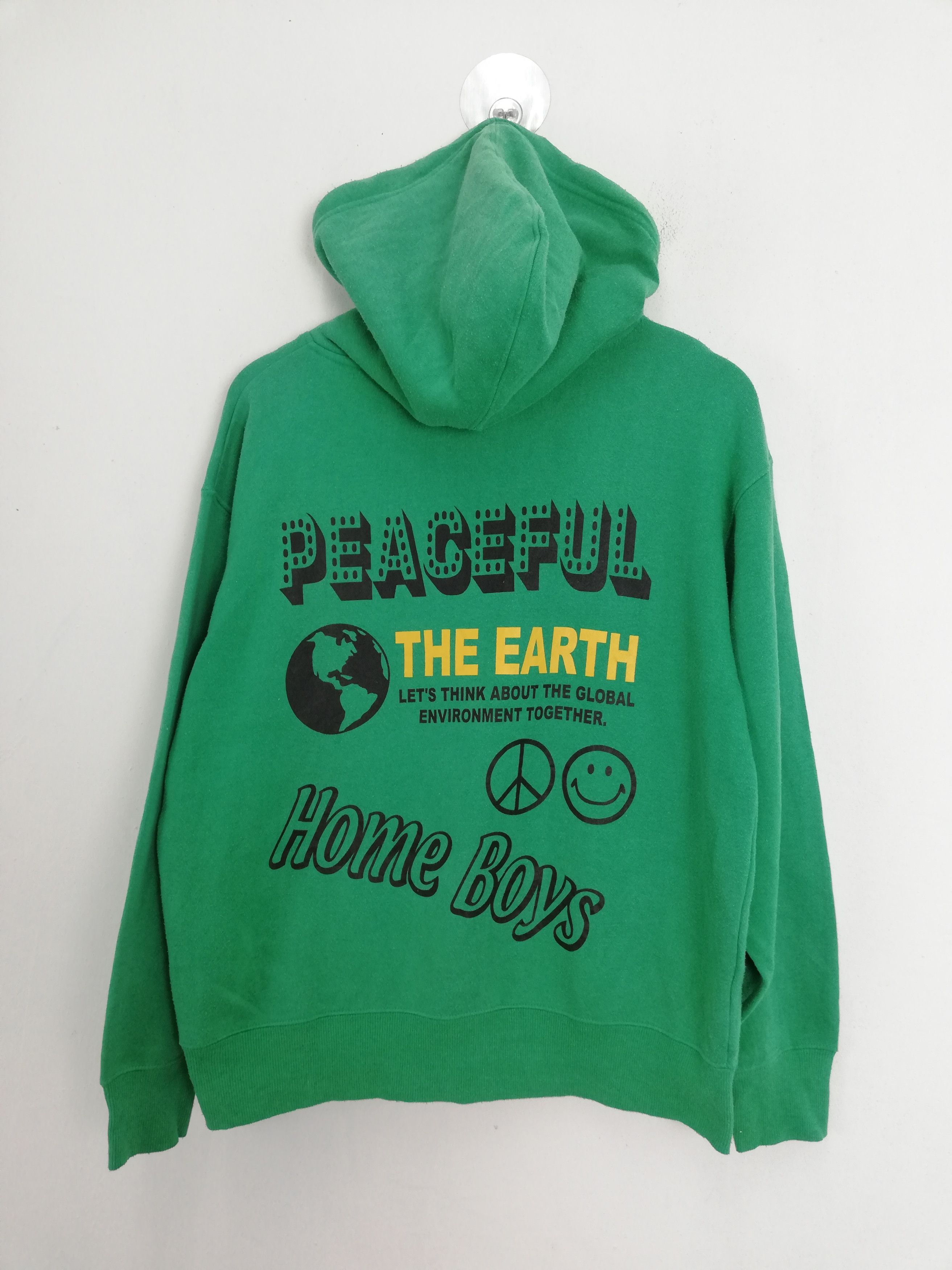 HOMME BOY CO. 💥 Vintage Home Boys Sweatshirts Hoodies Big Logo #0639💥 Size US M / EU 48-50 / 2 - 8 Thumbnail