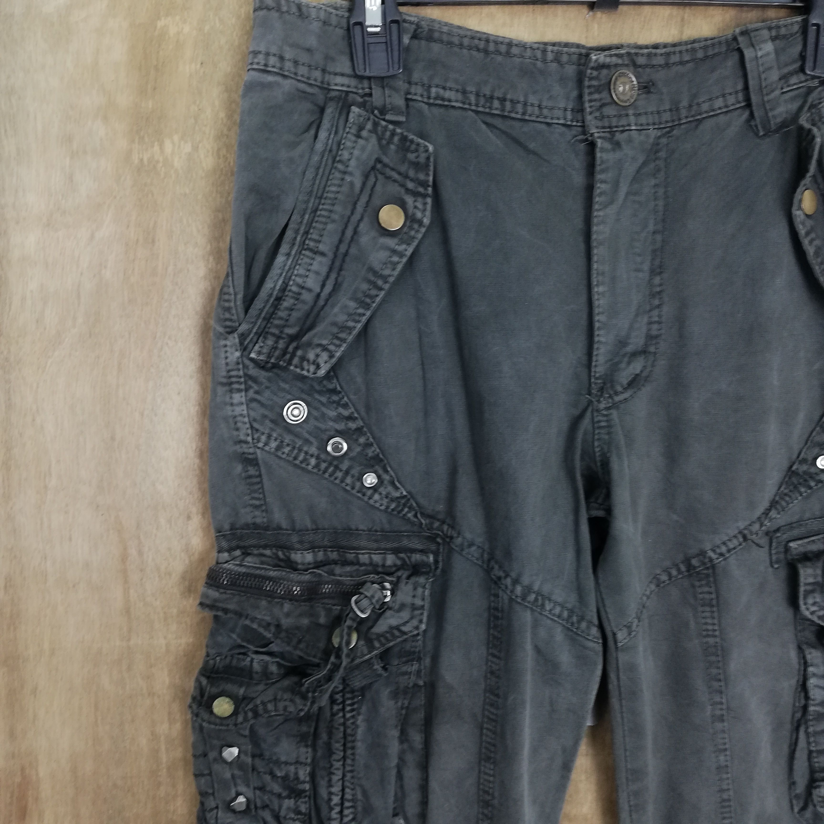 Japanese Brand × Seditionaries × Vintage 💥RARE💥 BAPAI BONDAGE TACTICAL MULTI POCKET PANTS #0387 Size US 31 - 5 Thumbnail