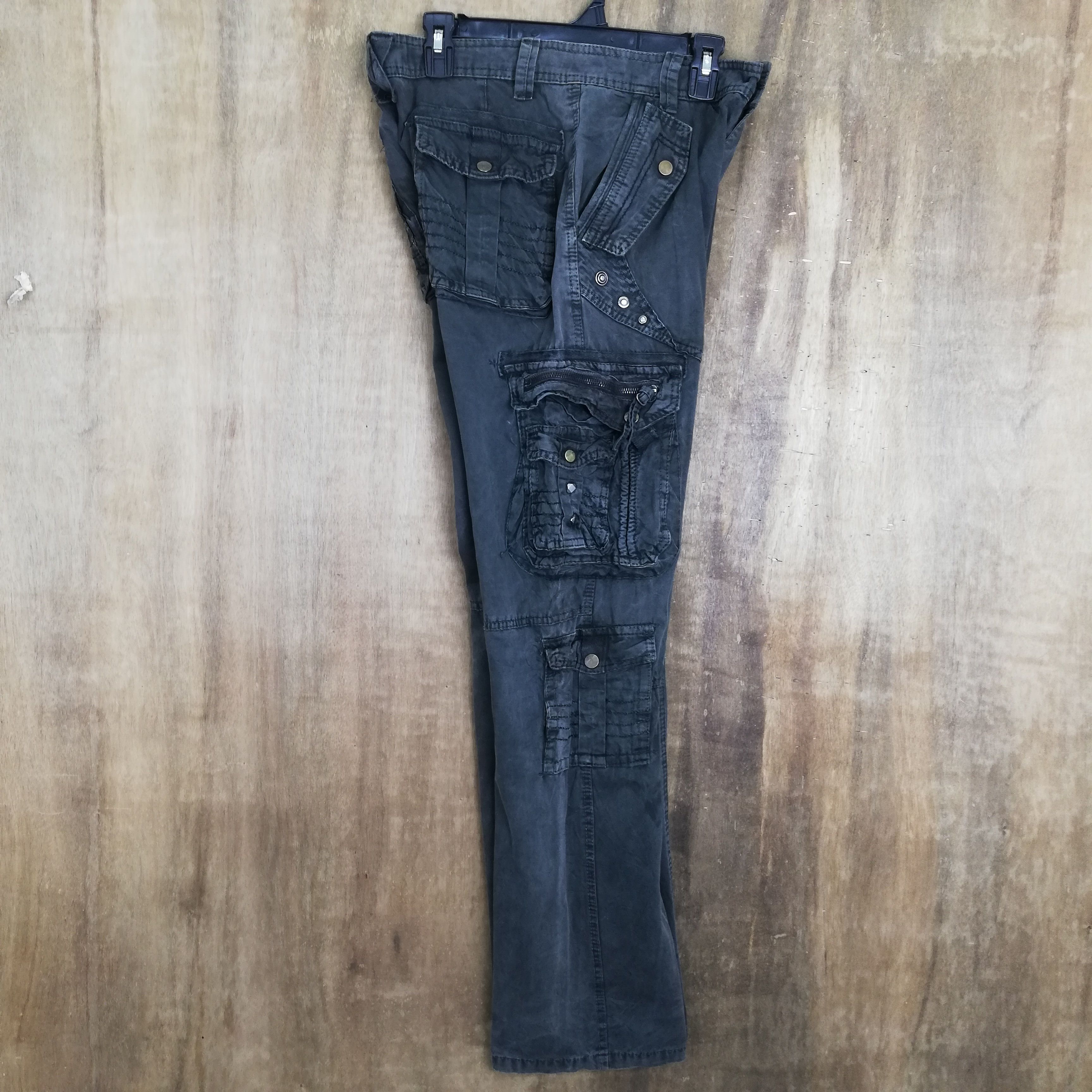 Japanese Brand × Seditionaries × Vintage 💥RARE💥 BAPAI BONDAGE TACTICAL MULTI POCKET PANTS #0387 Size US 31 - 13 Thumbnail
