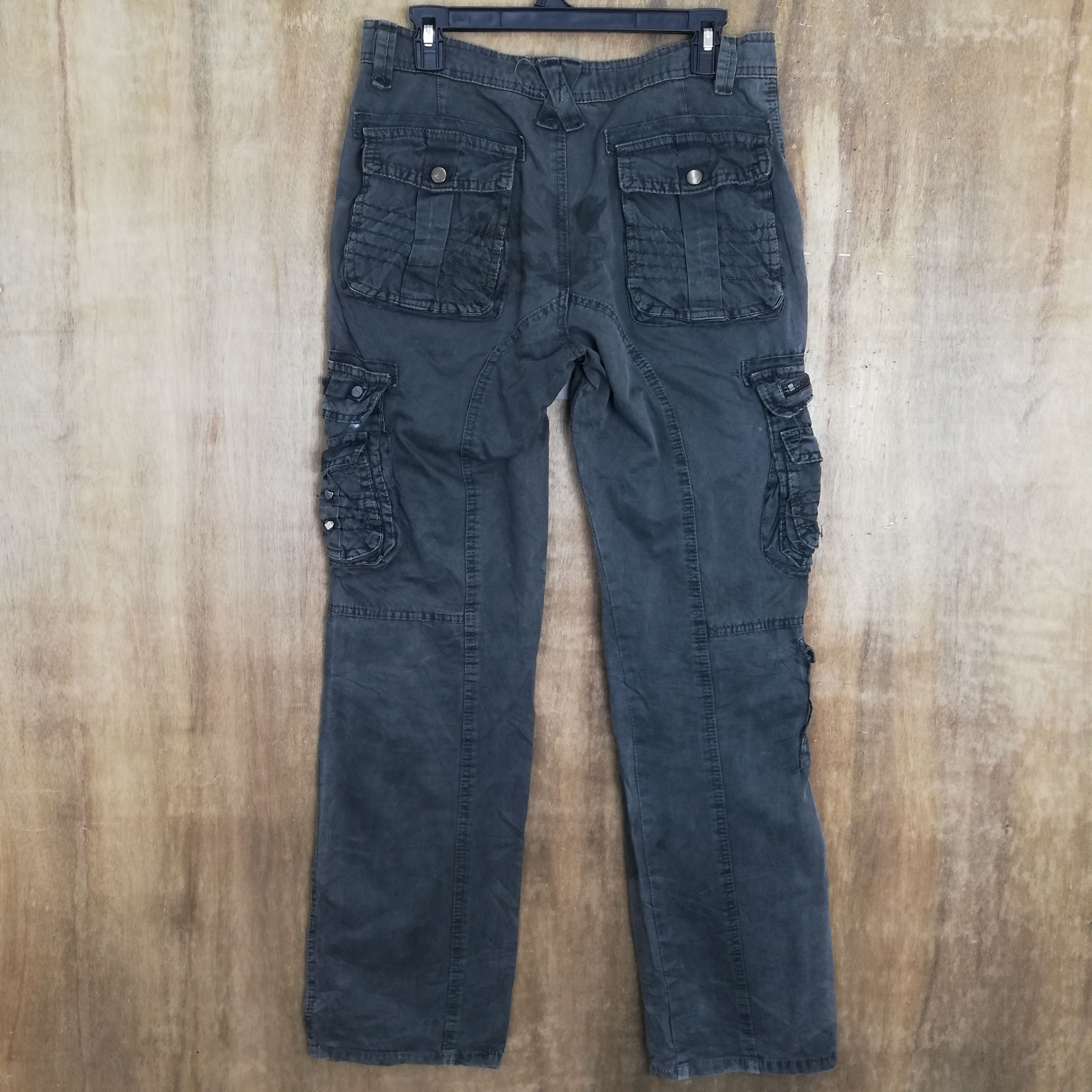 Japanese Brand × Seditionaries × Vintage 💥RARE💥 BAPAI BONDAGE TACTICAL MULTI POCKET PANTS #0387 Size US 31 - 8 Thumbnail