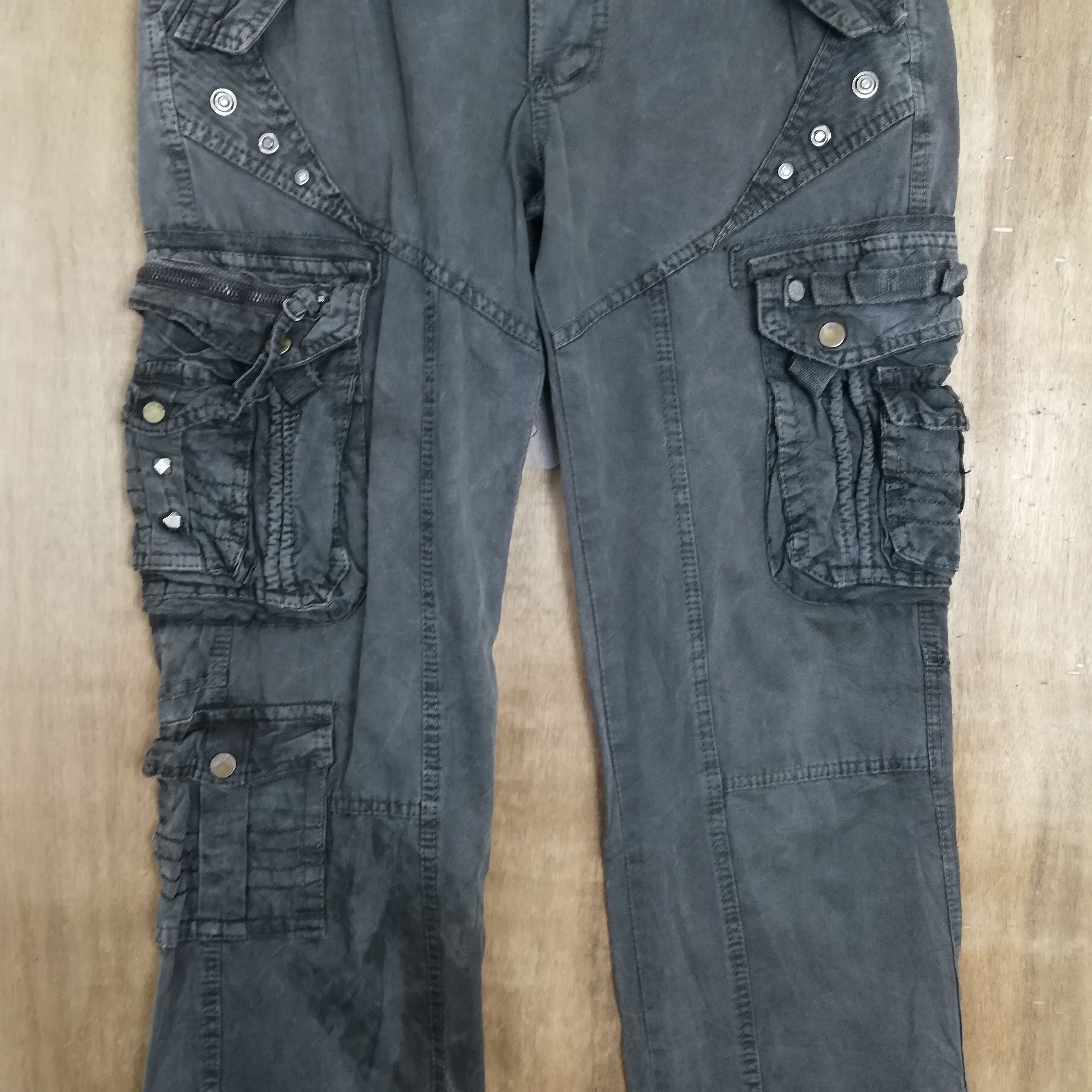 Japanese Brand × Seditionaries × Vintage 💥RARE💥 BAPAI BONDAGE TACTICAL MULTI POCKET PANTS #0387 Size US 31 - 3 Thumbnail
