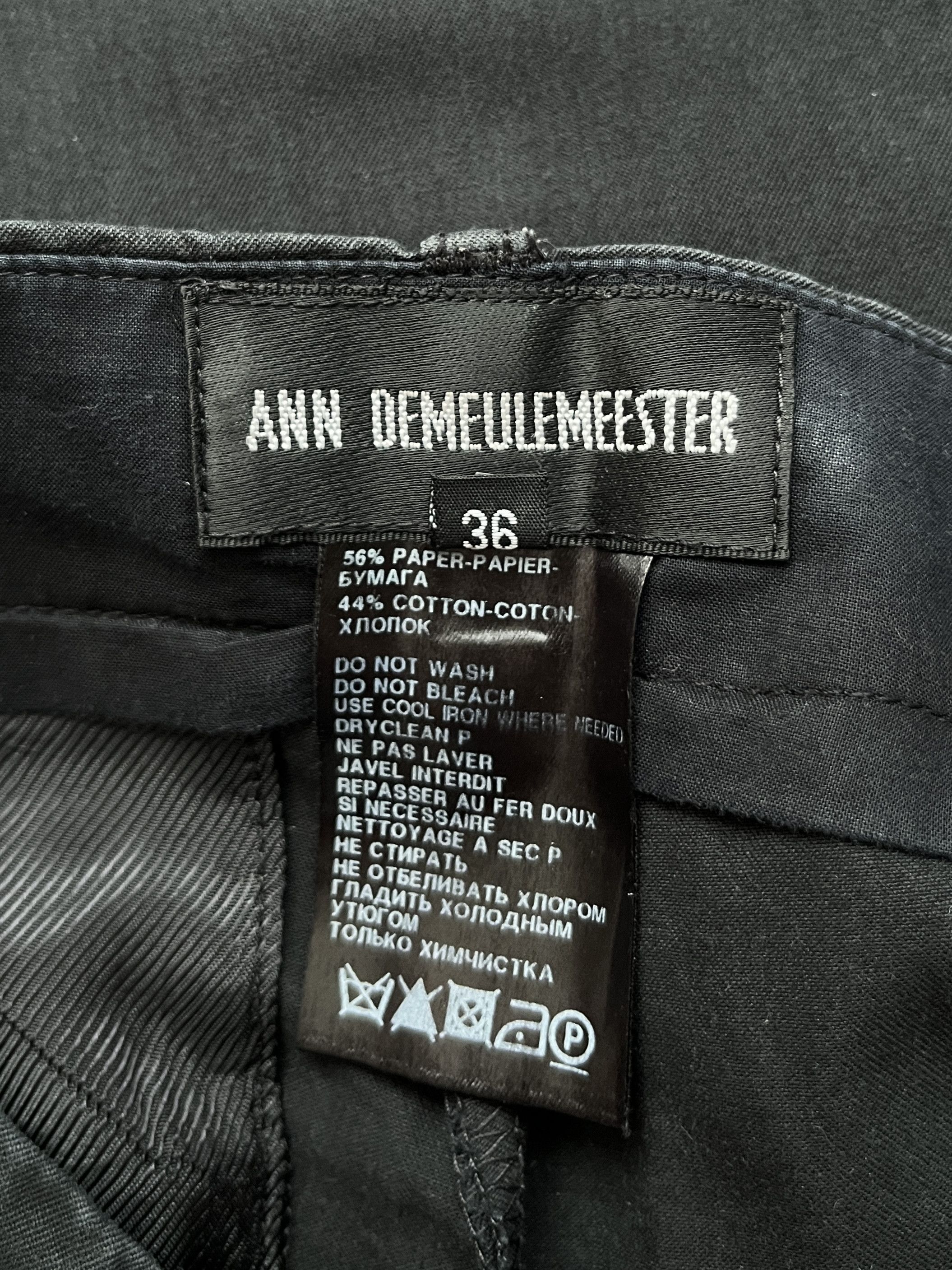 Ann Demeulemeester ⚡️QUICK SALE⚡️Ann Demeulemeester Navy Pants Trousers Size 27" / US 4 / IT 40 - 5 Thumbnail