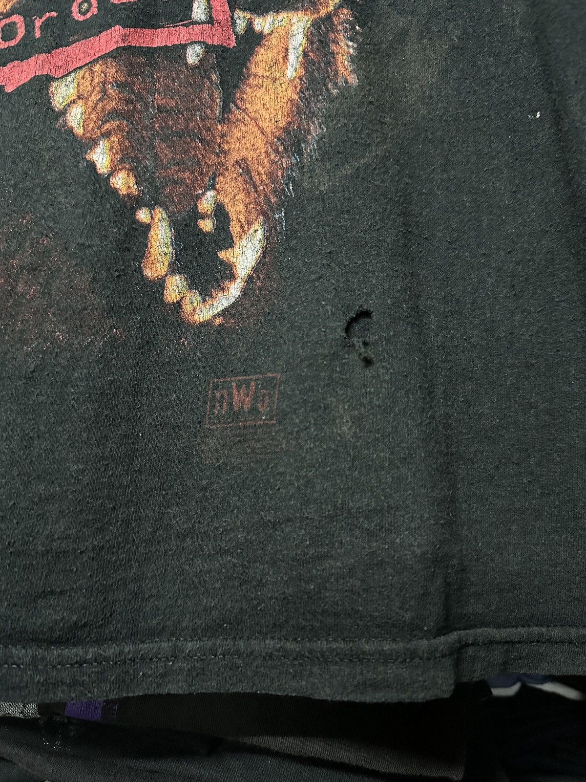 Vintage × WCW/nWo × WWF Vintage 90s New World Order NWO Sun Faded Tee Size US L / EU 52-54 / 3 - 5 Thumbnail