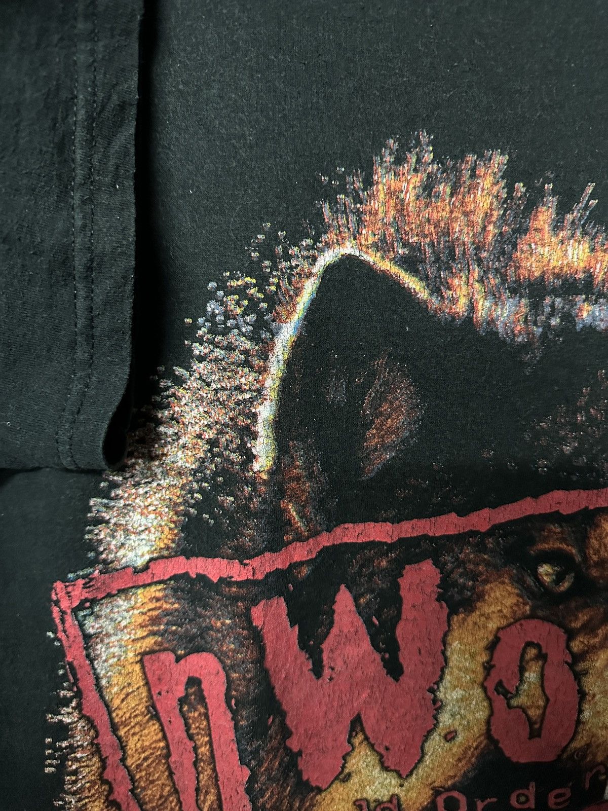 Vintage × WCW/nWo × WWF Vintage 90s New World Order NWO Sun Faded Tee Size US L / EU 52-54 / 3 - 8 Thumbnail