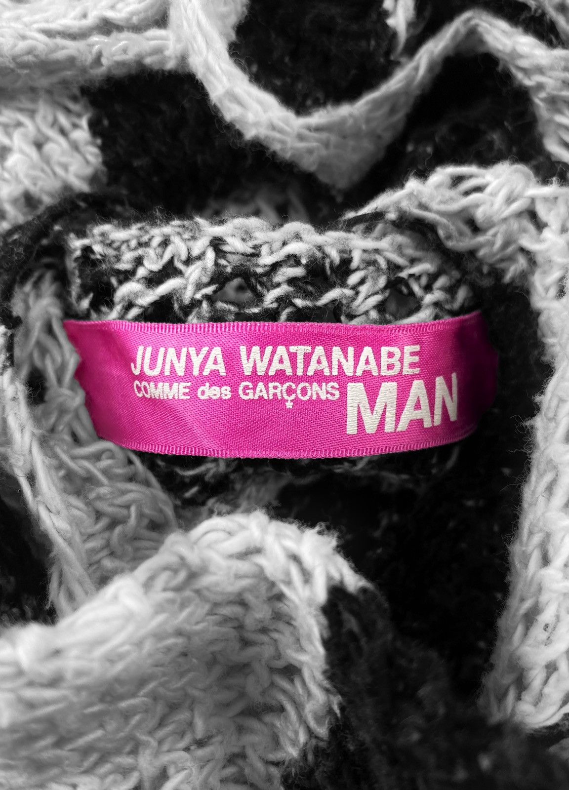 Junya Watanabe AW14 Junya Watanabe Striped Loose Gauge Distressed Sweater Size US M / EU 48-50 / 2 - 3 Thumbnail