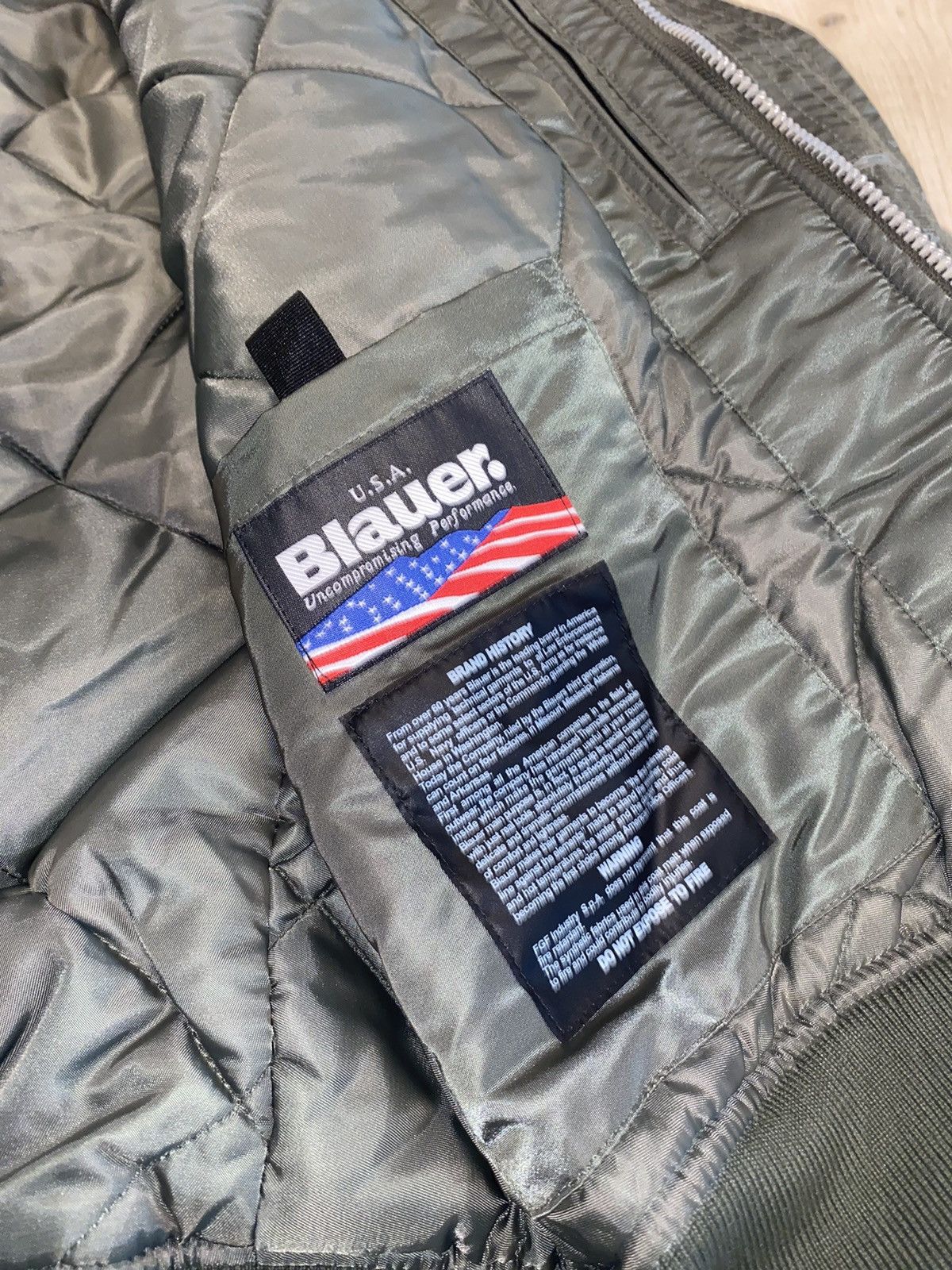 Other Blauer Made In USA Nylon M1A Aviator Bomber Jacket Size US M / EU 48-50 / 2 - 19 Thumbnail