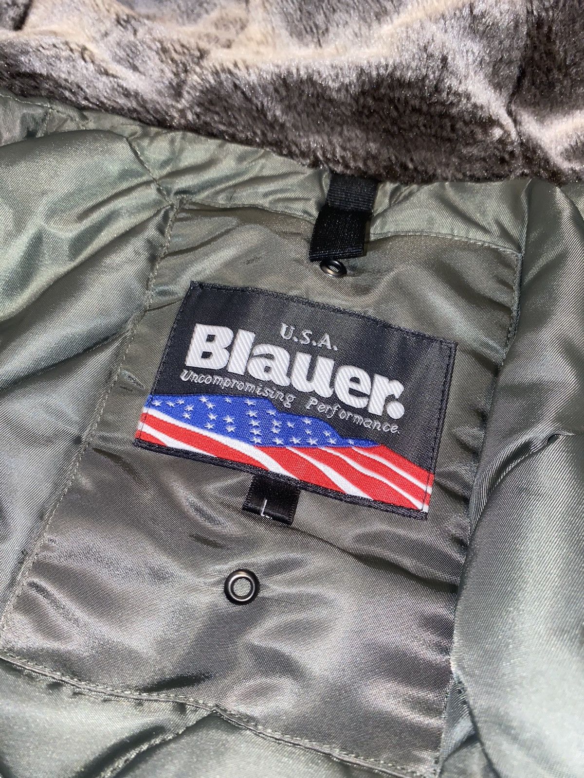 Other Blauer Made In USA Nylon M1A Aviator Bomber Jacket Size US M / EU 48-50 / 2 - 18 Thumbnail