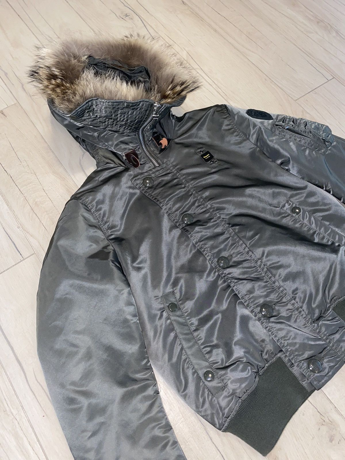 Other Blauer Made In USA Nylon M1A Aviator Bomber Jacket Size US M / EU 48-50 / 2 - 9 Thumbnail