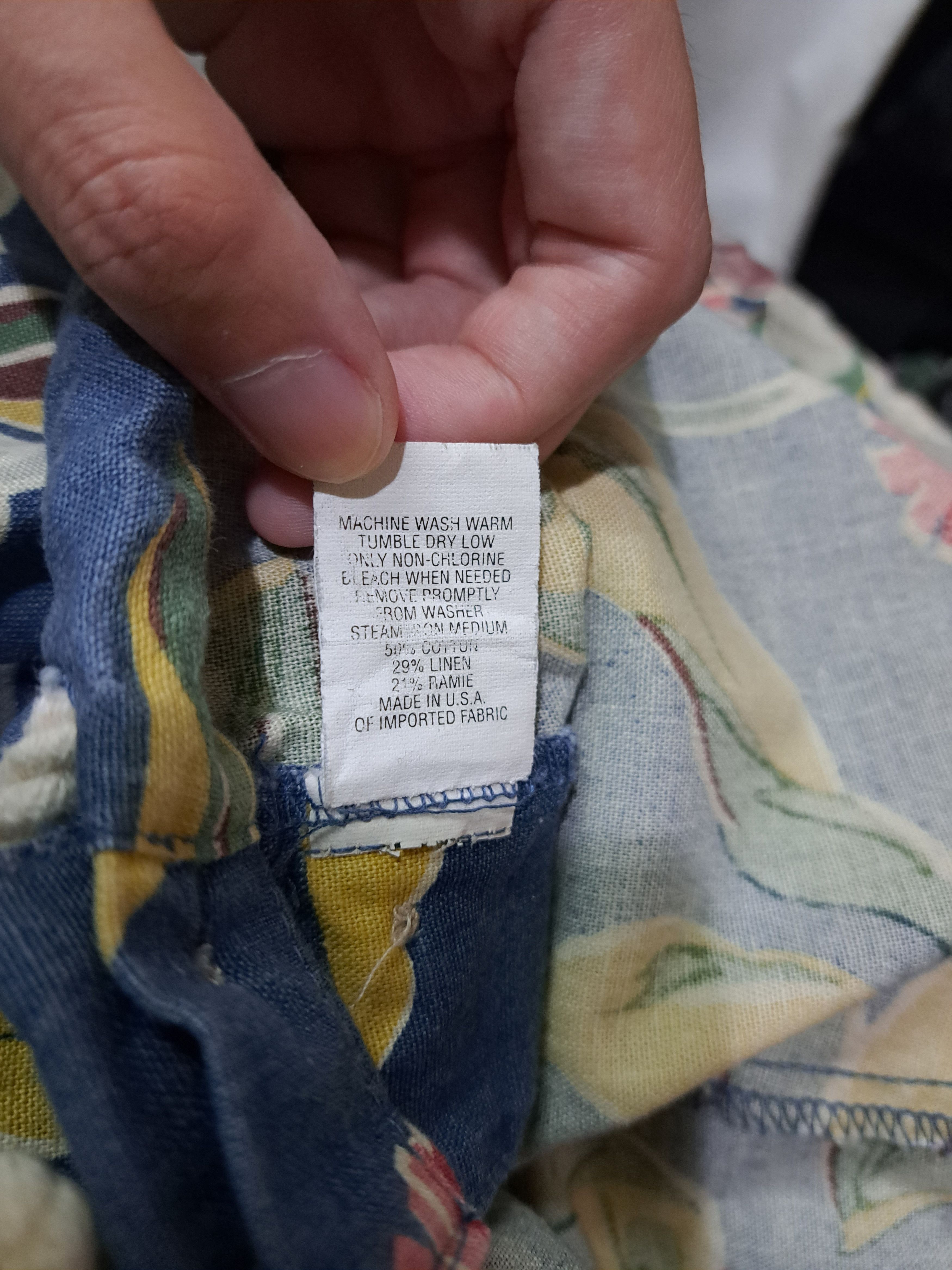 Polo Ralph Lauren Vintage Polo Ralph Lauren Floral Drawstring Trousers Size US 34 / EU 50 - 6 Thumbnail