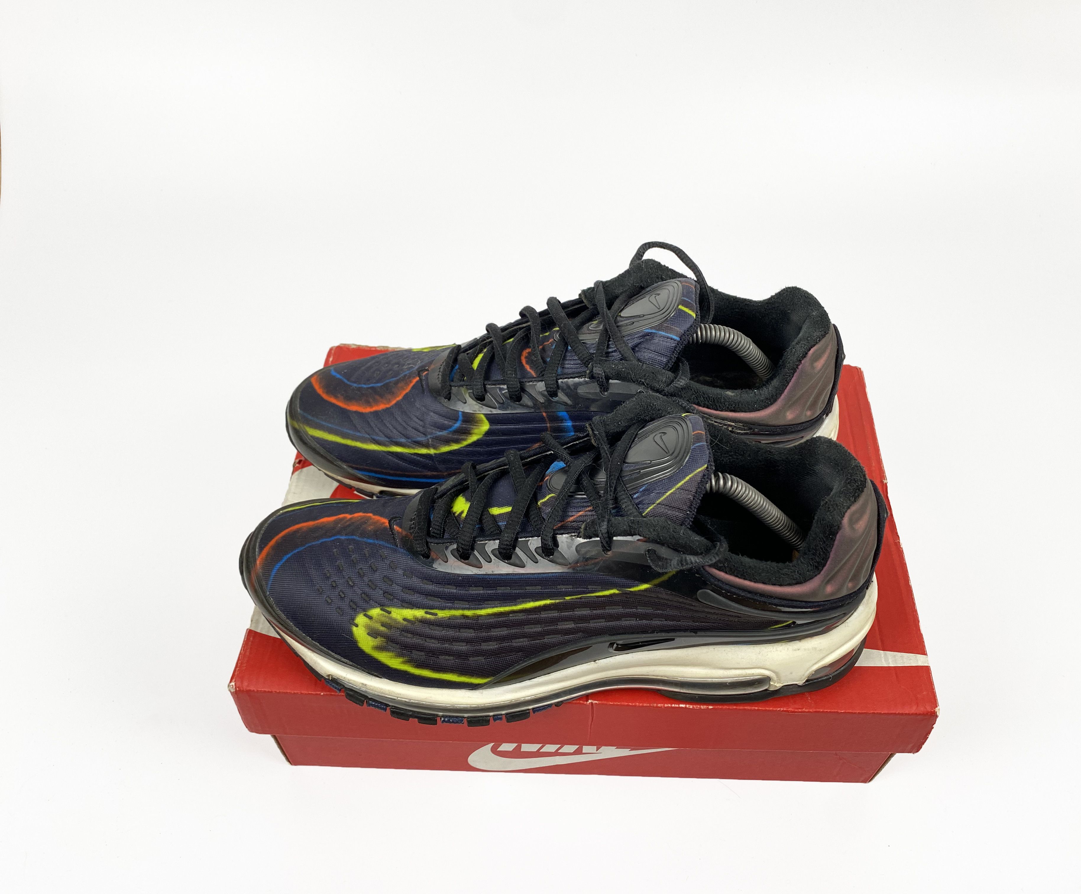 Nike Nike Air Max Deluxe Black MIDNIGHT Navy Sneakers Size US 10.5 / EU 43-44 - 1 Thumbnail