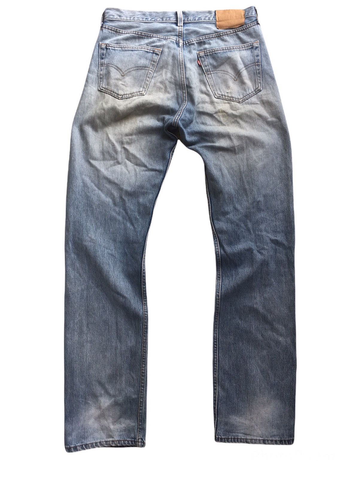 Levi's Vintage 90s Levi’s 501 Distressed Denim Jeans size 33 Size US 33 - 2 Thumbnail