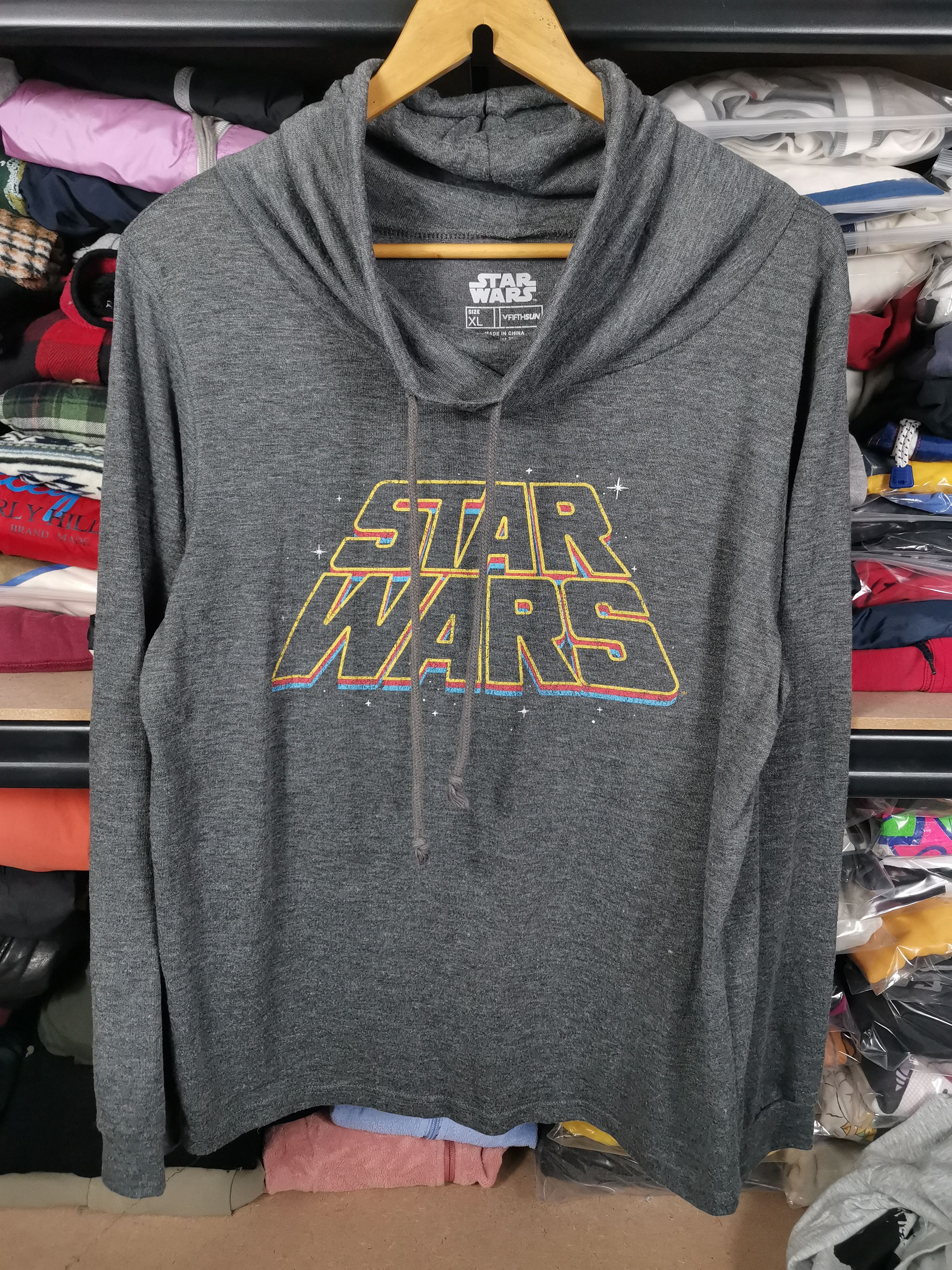 Star Wars Vintage Star Wars Movie High Neck Hoodie Size US L / EU 52-54 / 3 - 1 Thumbnail