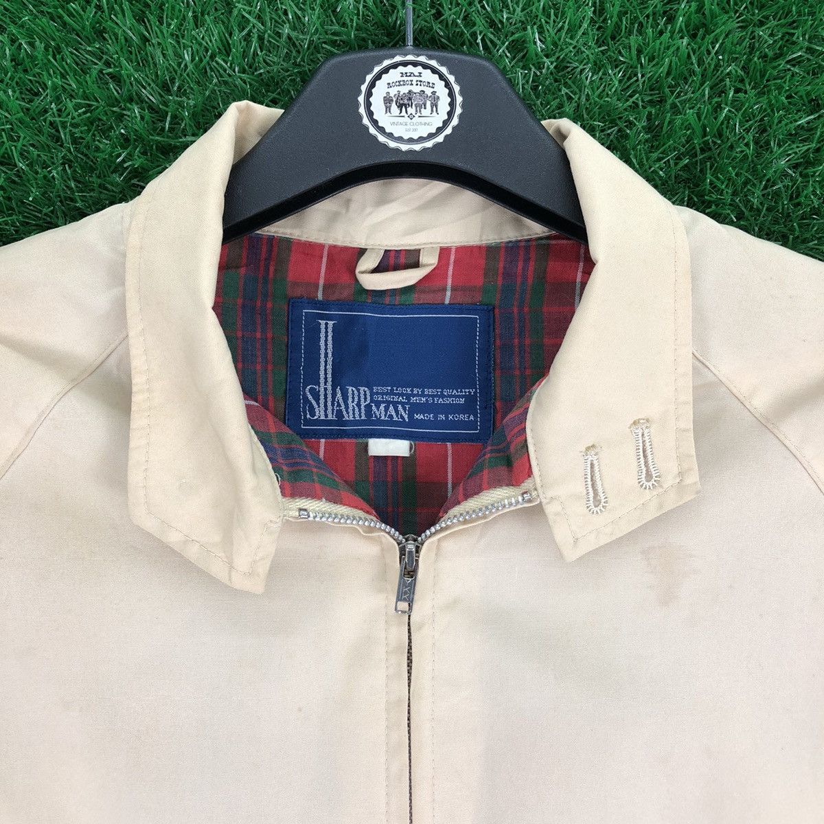 Japanese Brand Vintage 80's Casual Work Zipper Jacket Retro by Sharp Man Size US M / EU 48-50 / 2 - 7 Thumbnail