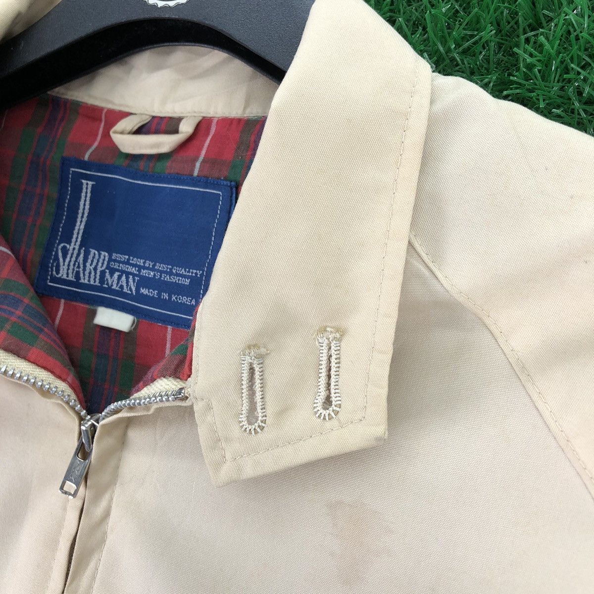 Japanese Brand Vintage 80's Casual Work Zipper Jacket Retro by Sharp Man Size US M / EU 48-50 / 2 - 8 Thumbnail
