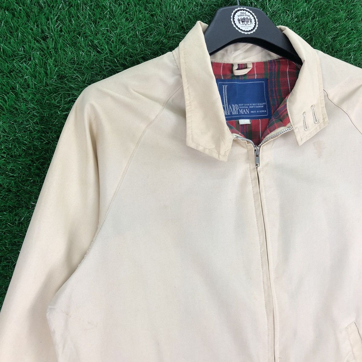 Japanese Brand Vintage 80's Casual Work Zipper Jacket Retro by Sharp Man Size US M / EU 48-50 / 2 - 2 Thumbnail