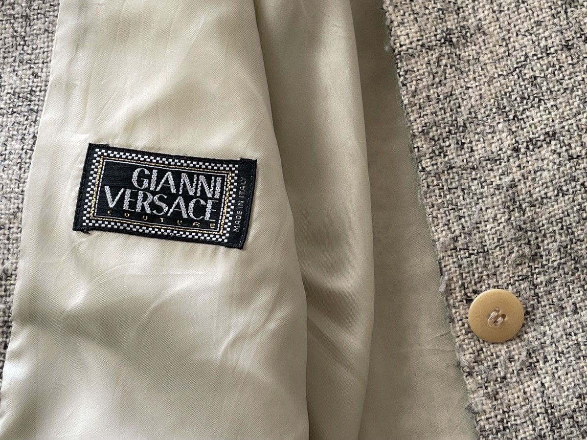 Versace Versace Mandarin Colar Luxury Jacket Size L / US 10 / IT 46 - 9 Thumbnail